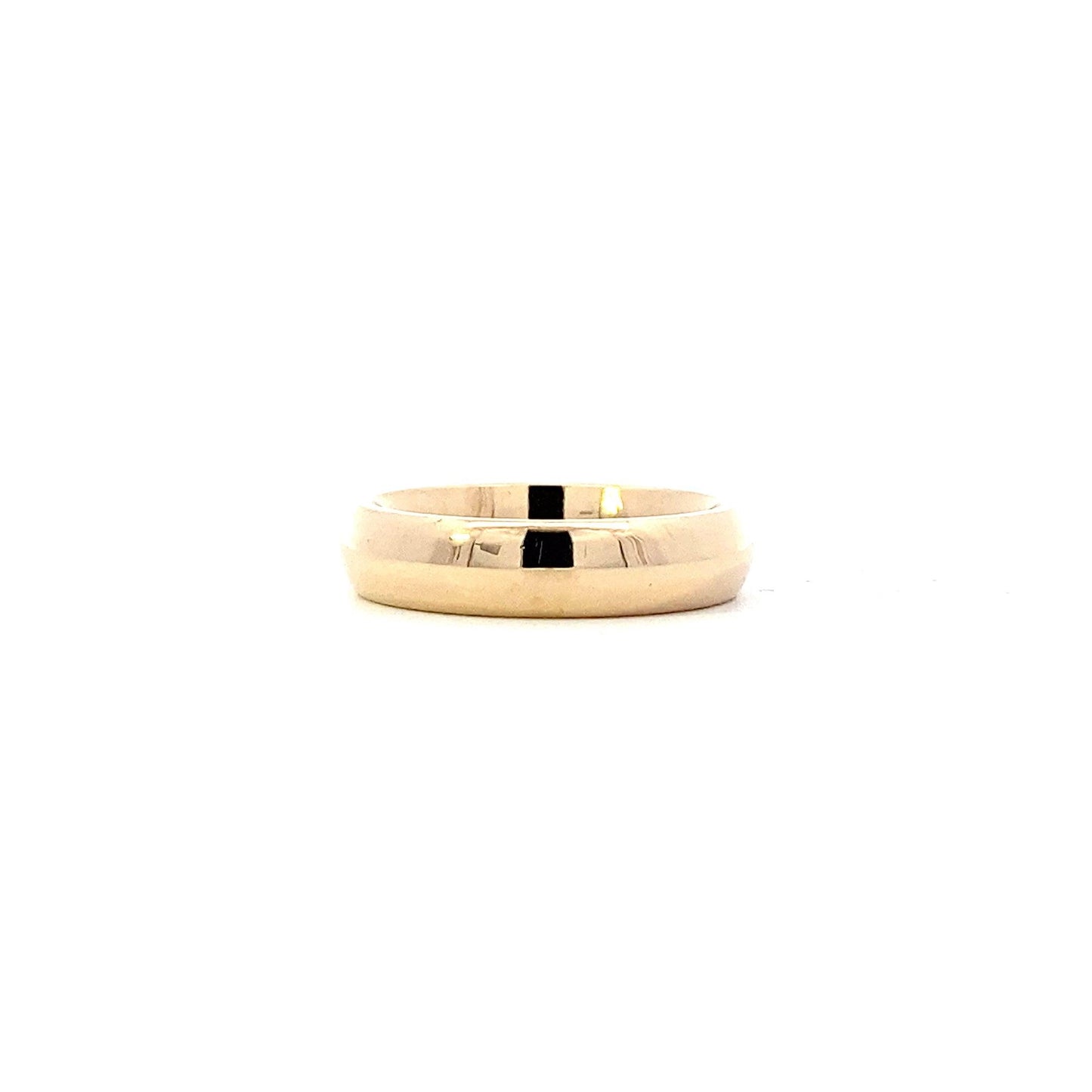 14K Yellow Gold 4MM Solid Band Ring - ipawnishop.com