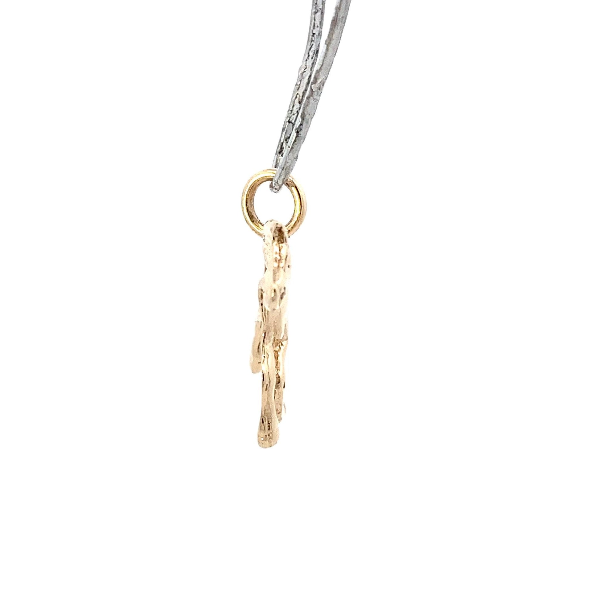 14K Yellow Gold Horse Pendant - ipawnishop.com