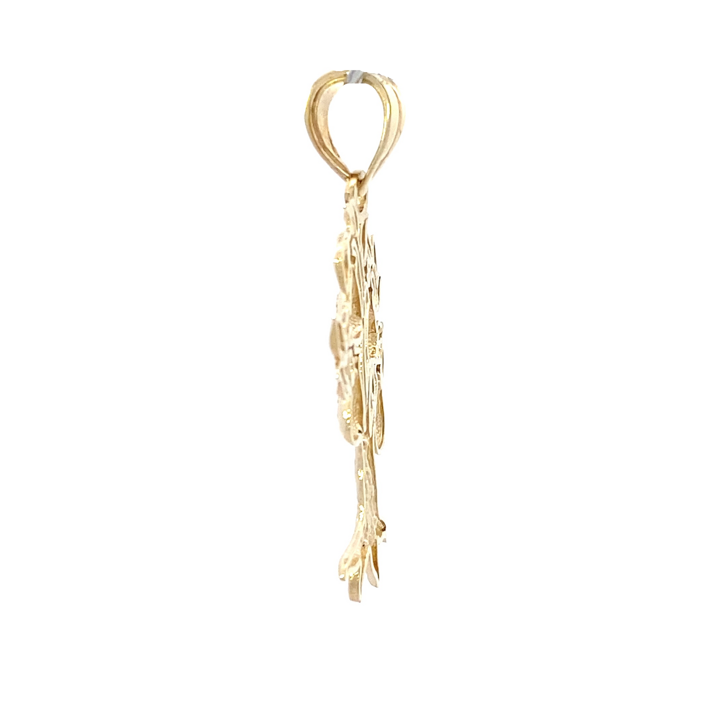 10K Yellow Gold Money Tree Pendant