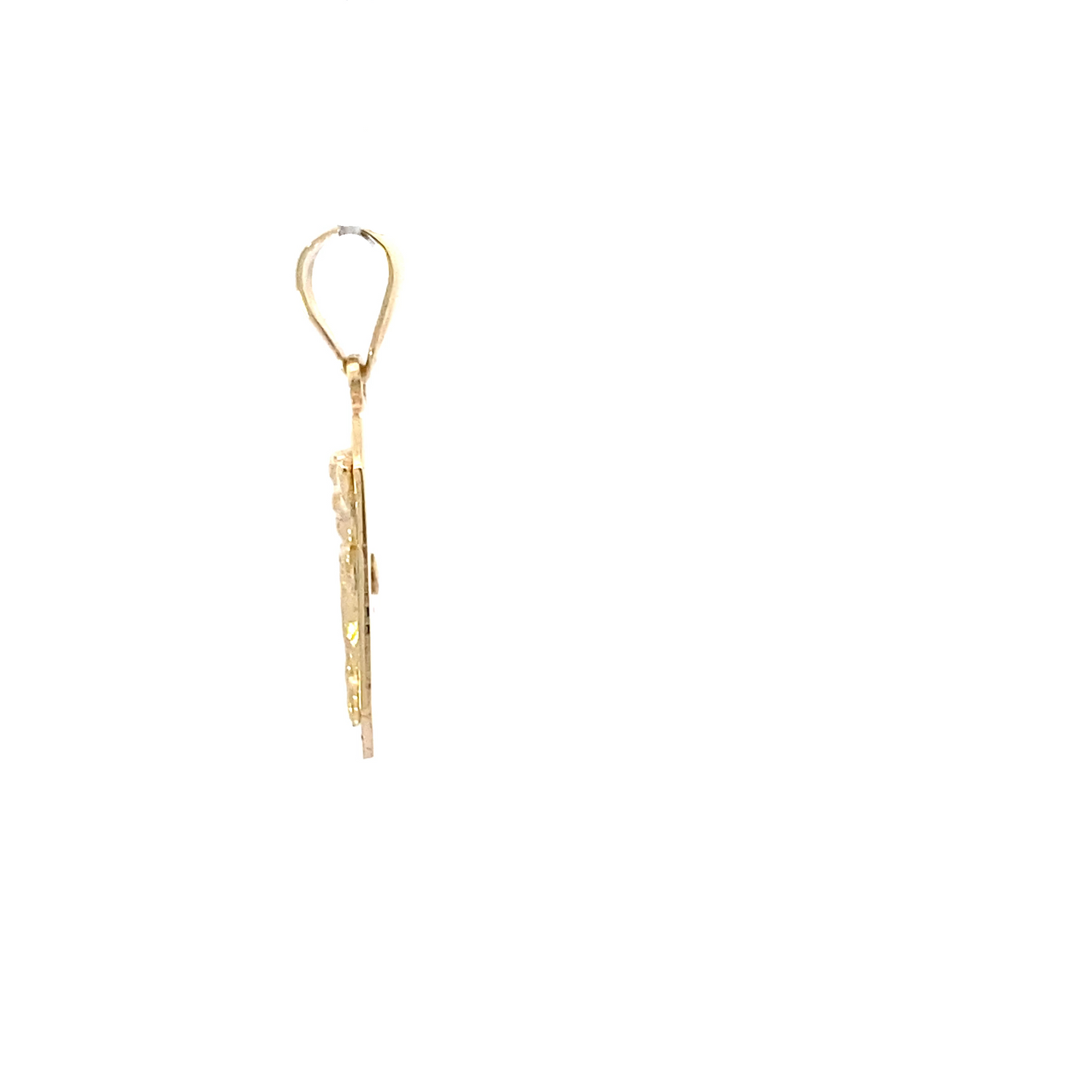 14K Yellow Gold Religious Pendant