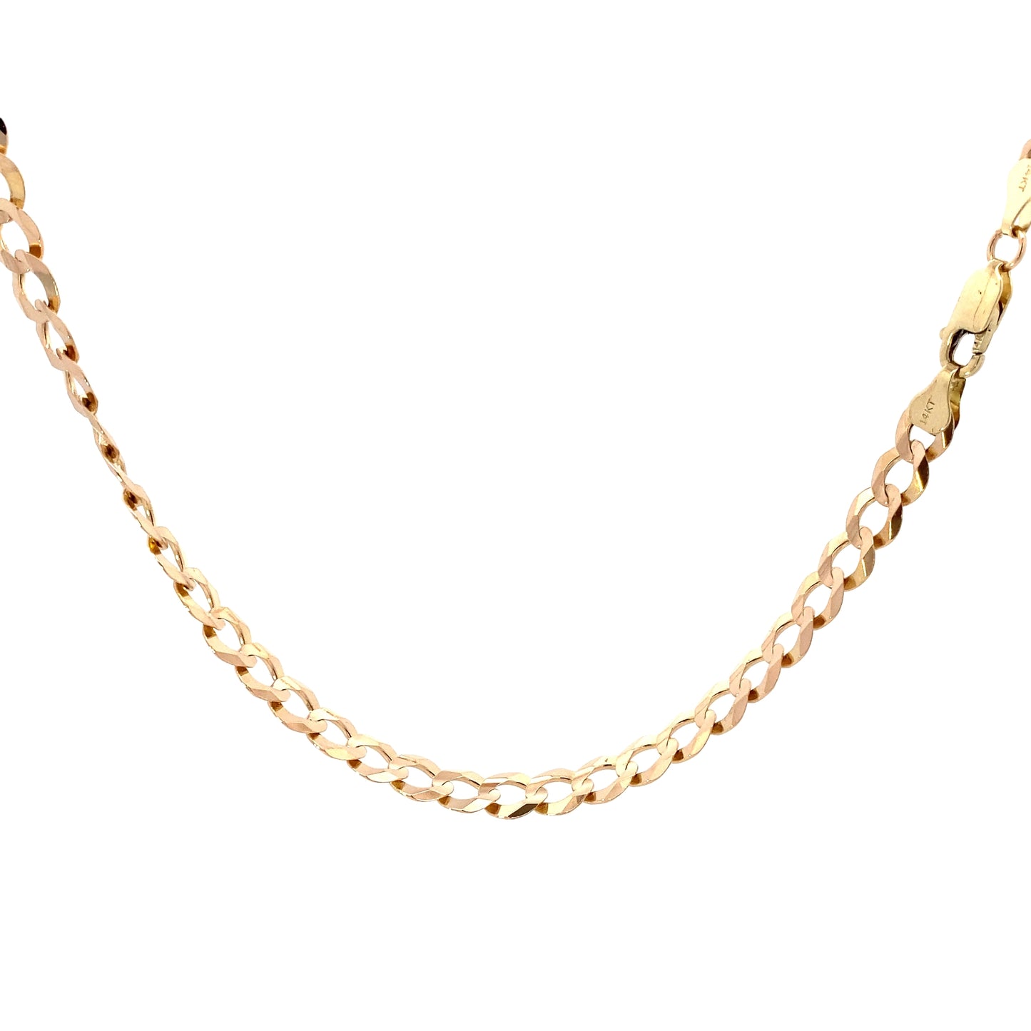 14K Yellow Gold 24" Curb Chain