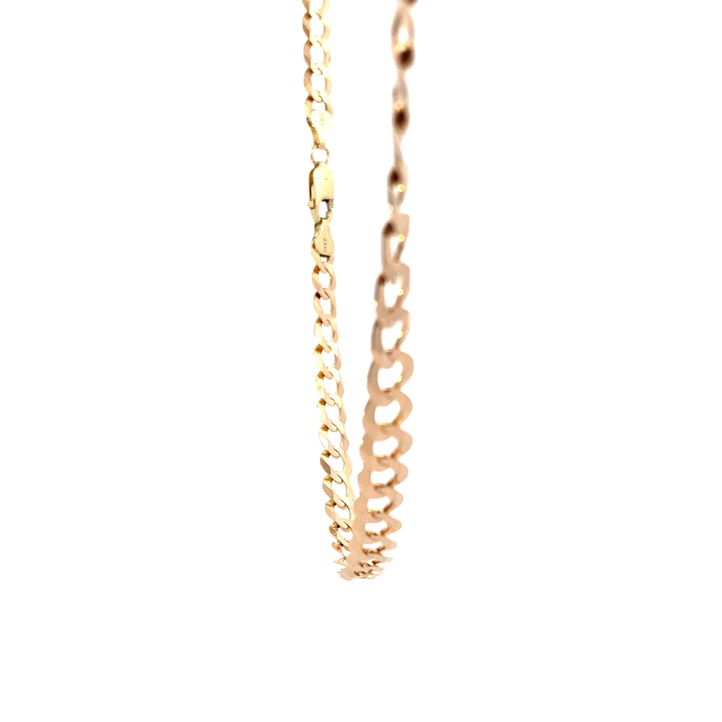 14K Yellow Gold 24" Curb Chain