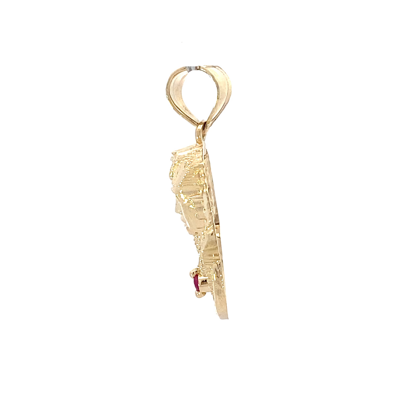 10K Yellow Gold Ruby Pharaoh Pendant