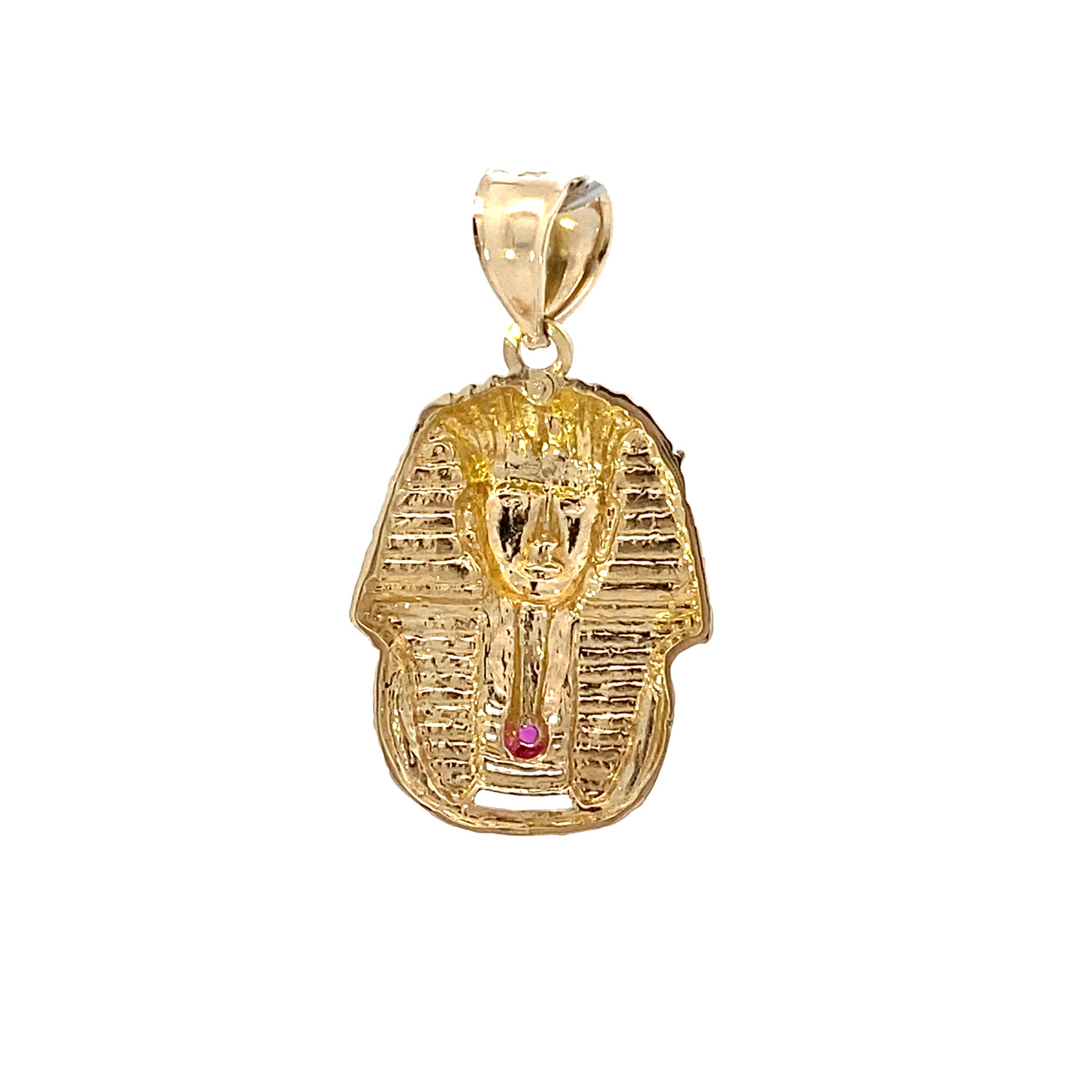 10K Yellow Gold Ruby Pharaoh Pendant