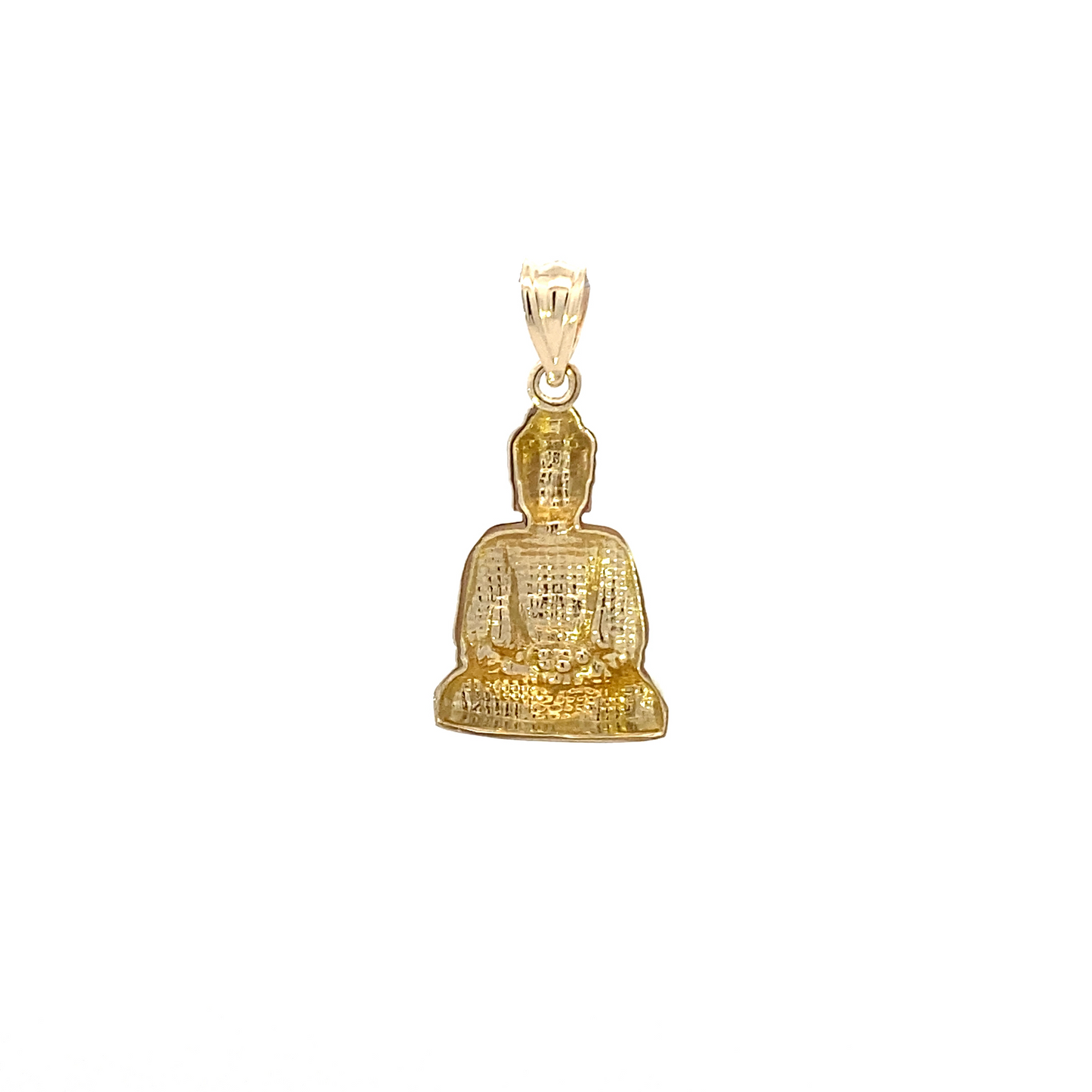 10K Yellow Gold Buddha Pendant