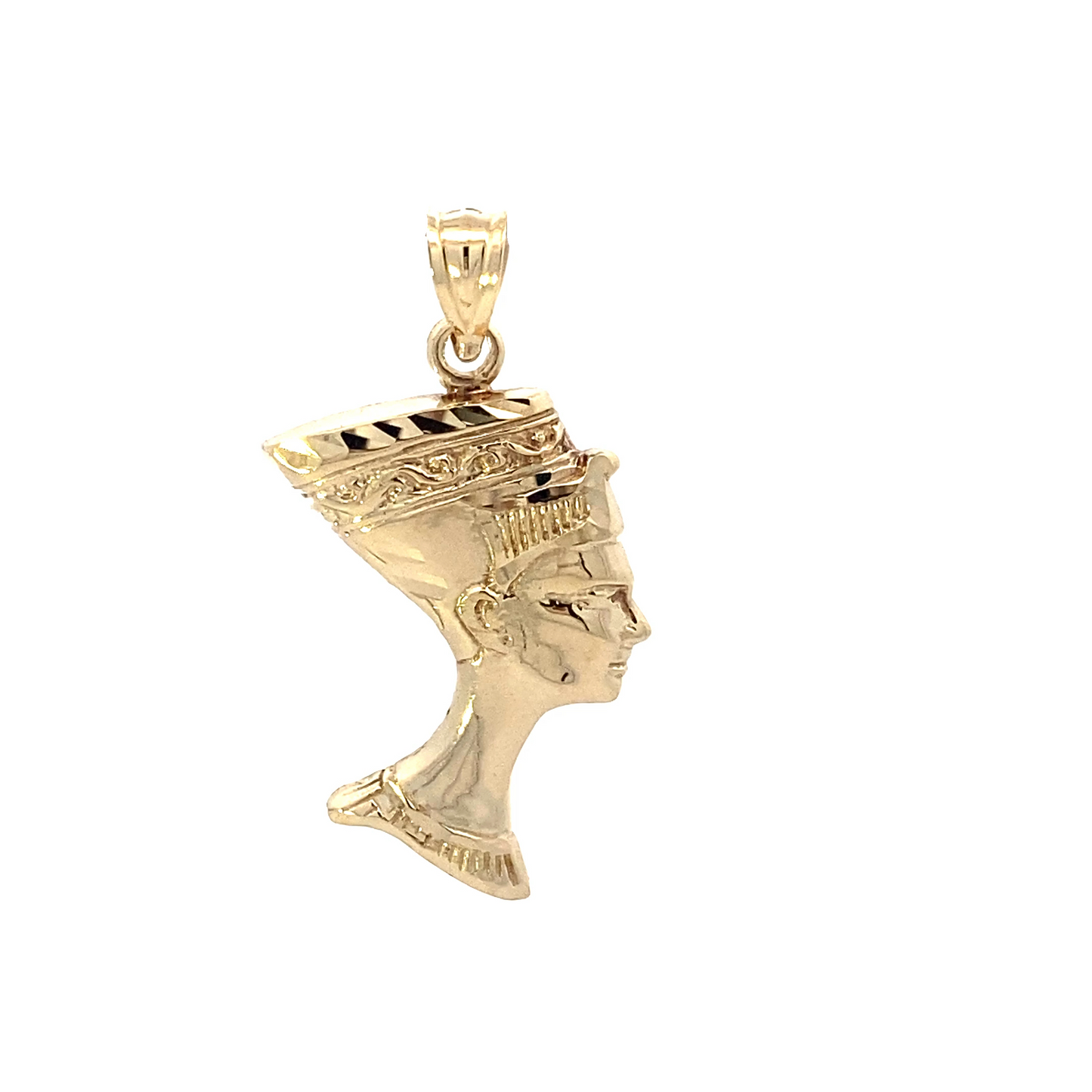 10K Yellow Gold Nefertiti Pendant