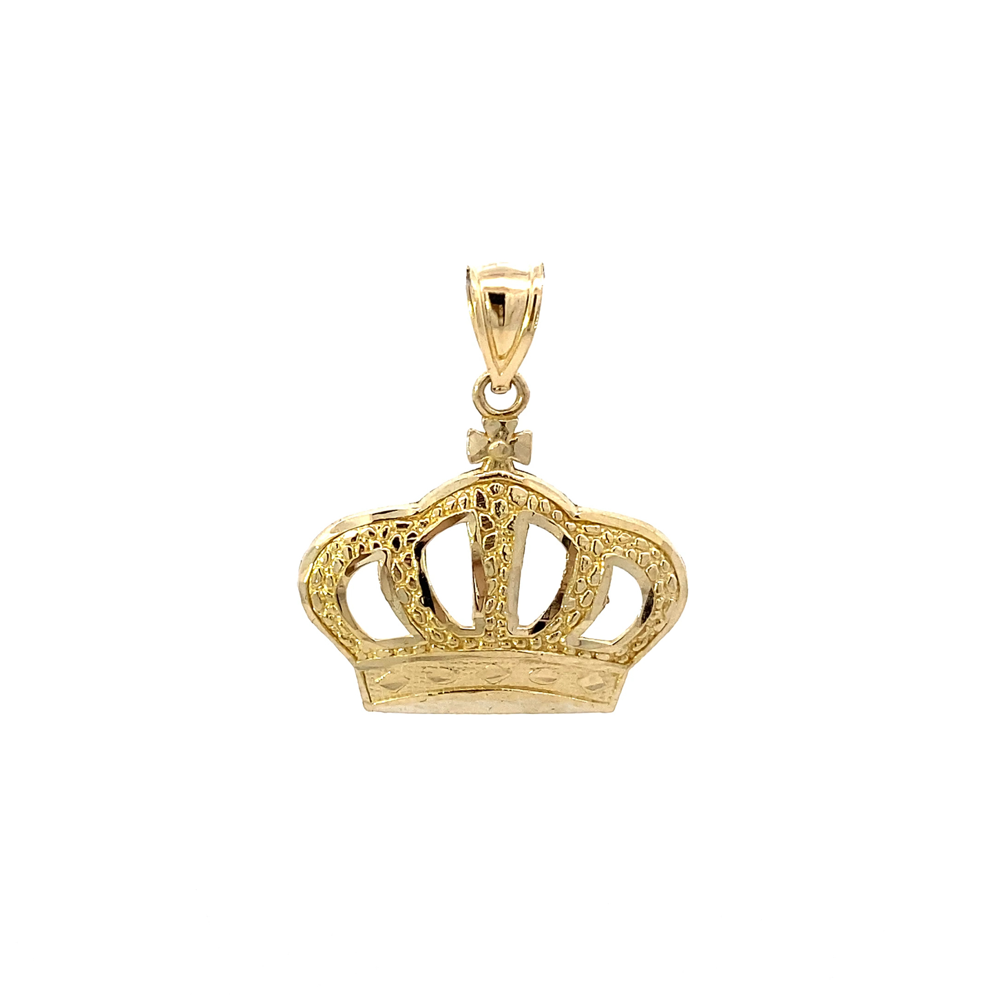 10K Yellow Gold DC Crown Pendant