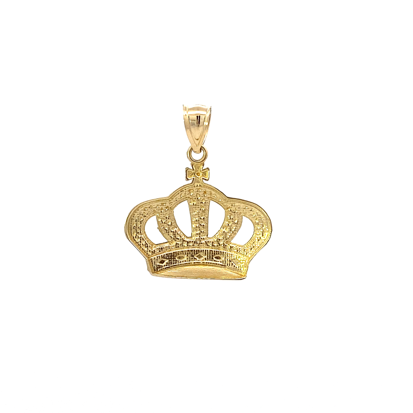 10K Yellow Gold DC Crown Pendant