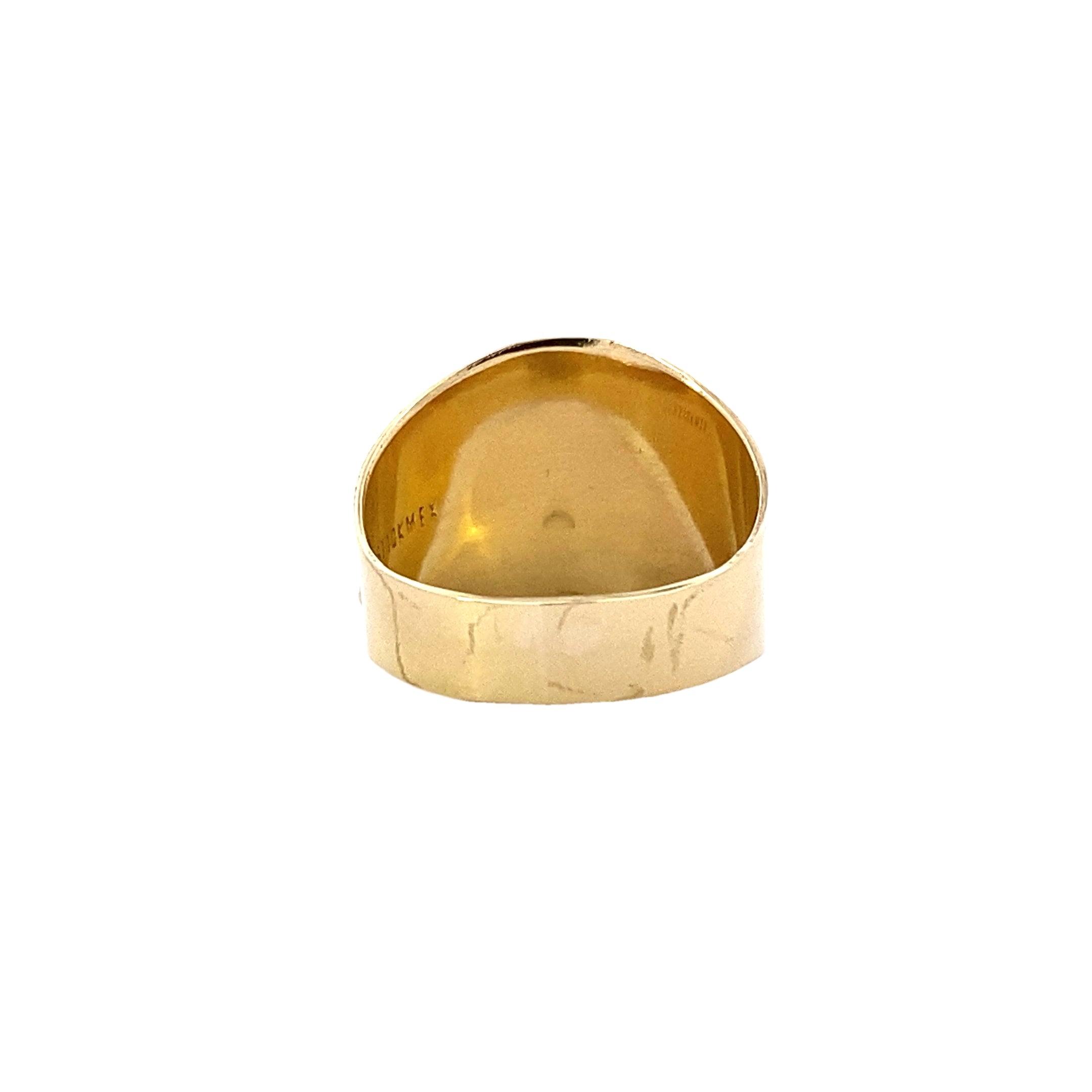 10K Yellow & Rose Gold Dolphin Ring