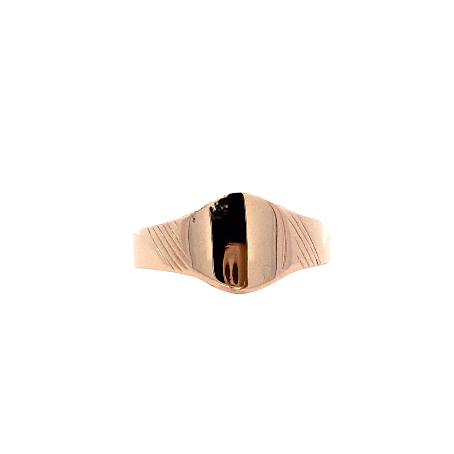 10K Yellow Gold Signet Ring