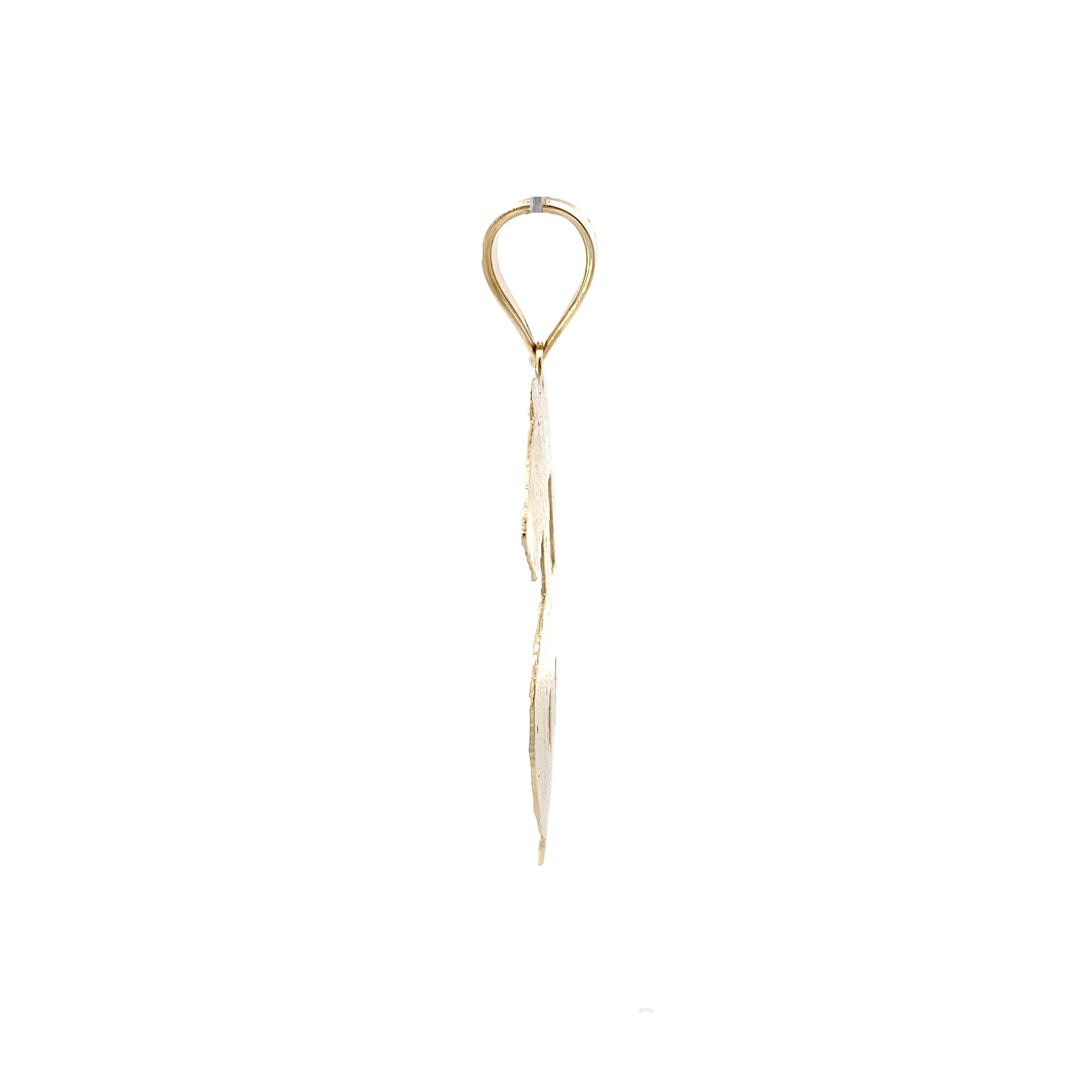 10K Yellow Gold DC Money Sign Pendant