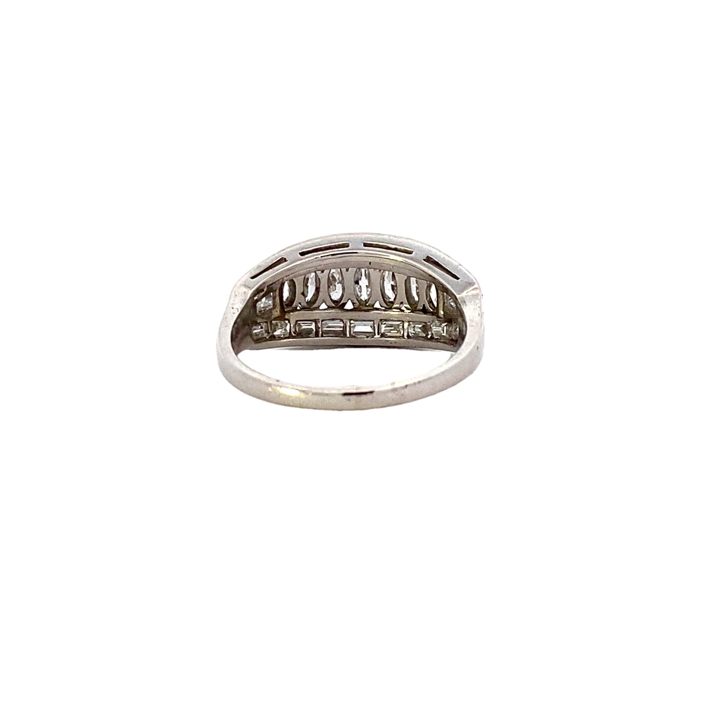 Platinum Diamond Women's Ring - 0.92ct