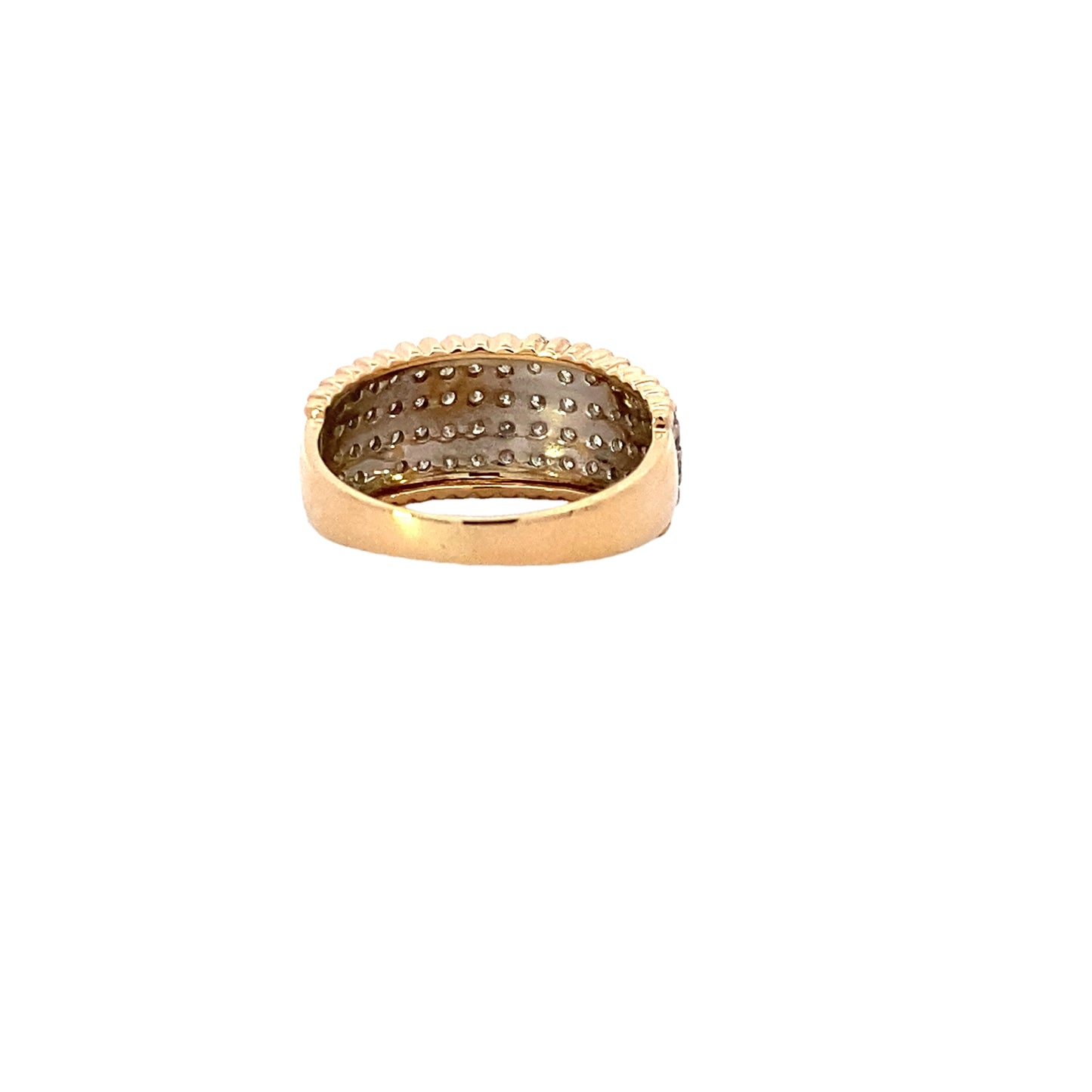 14K Yellow Gold Diamond Ring - 1.10ct