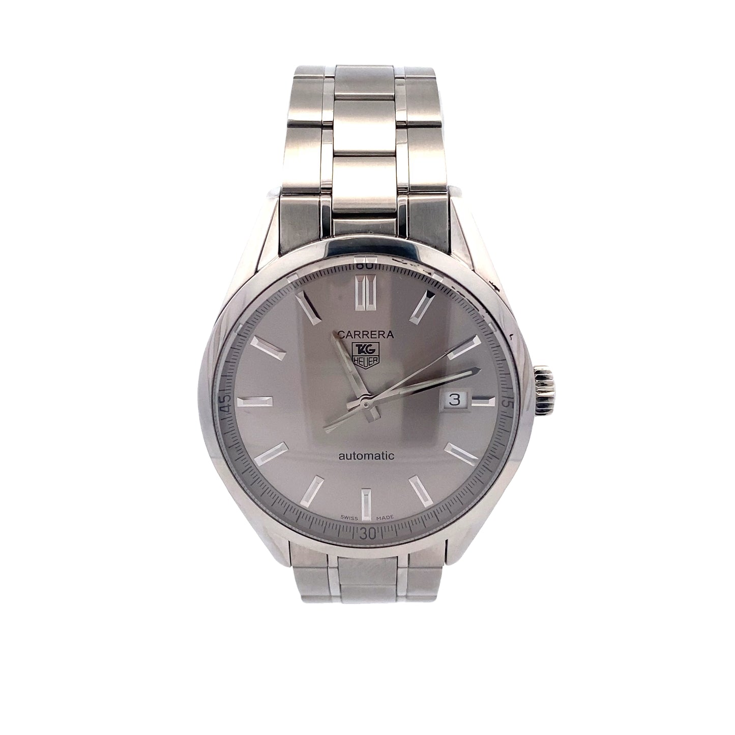 Tag Heuer Carrera Automatic Silver Dial Stainless Steel Men's Watch