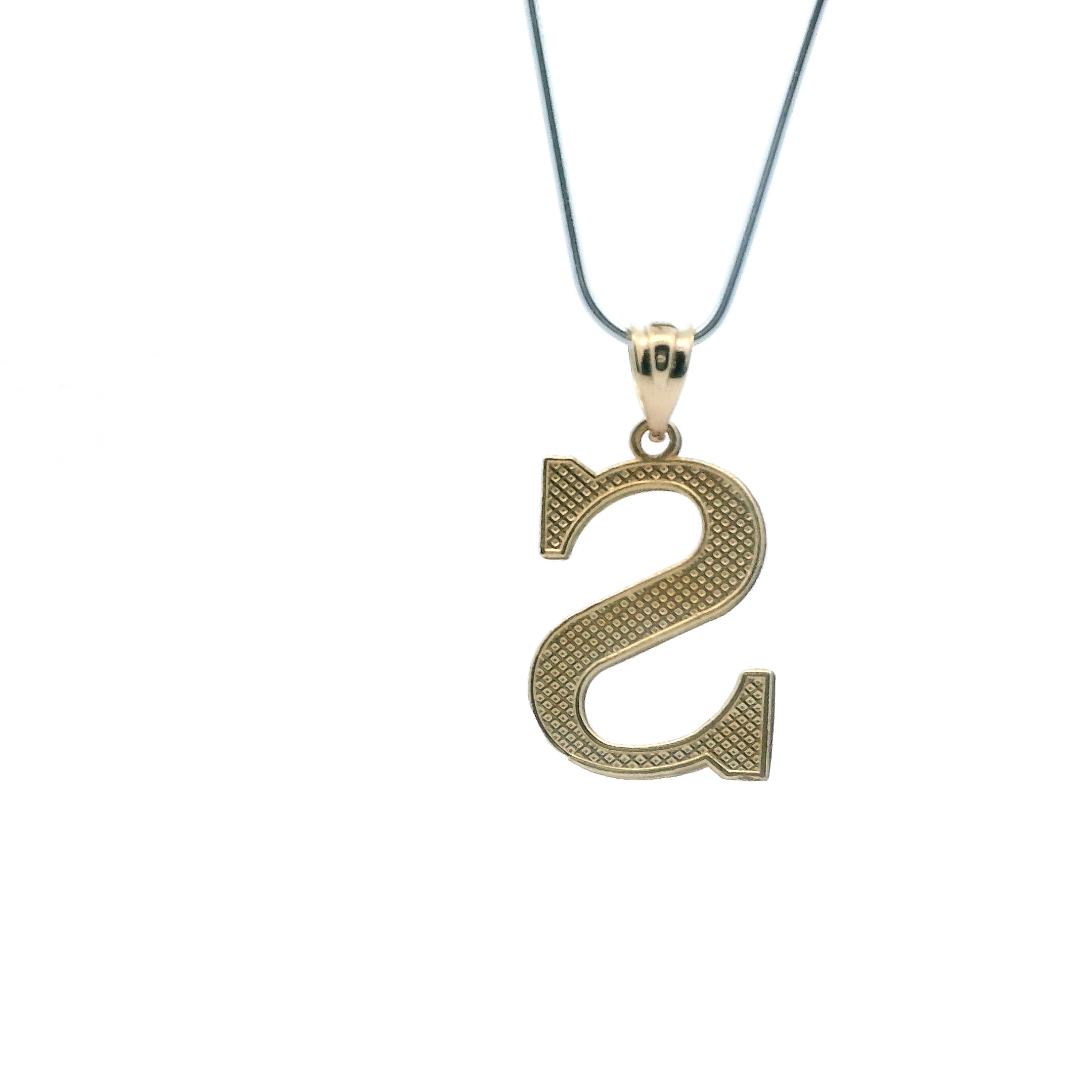 10K Yellow Gold Letter 