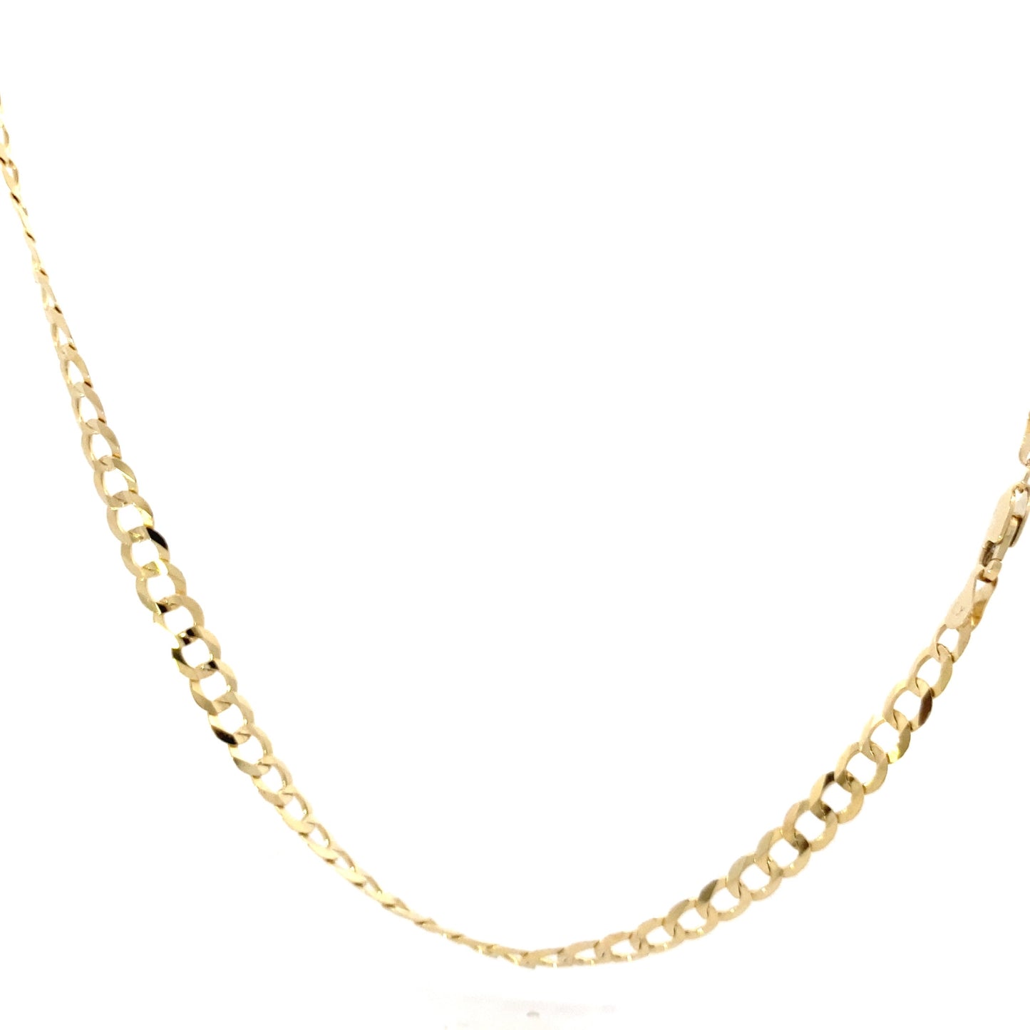 14K Yellow Gold 24" Curb Chain