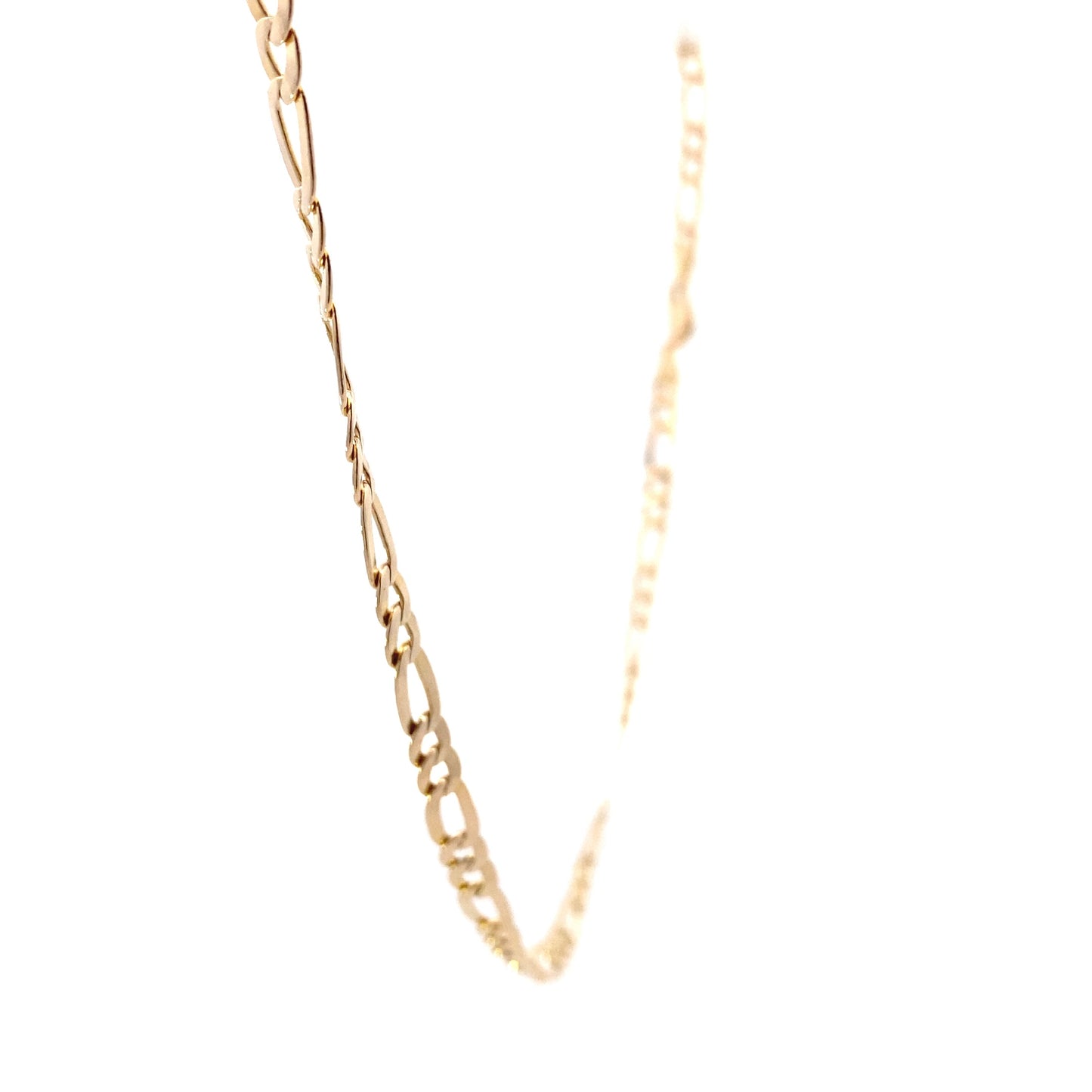 14K Yellow Gold 21" Figaro Chain