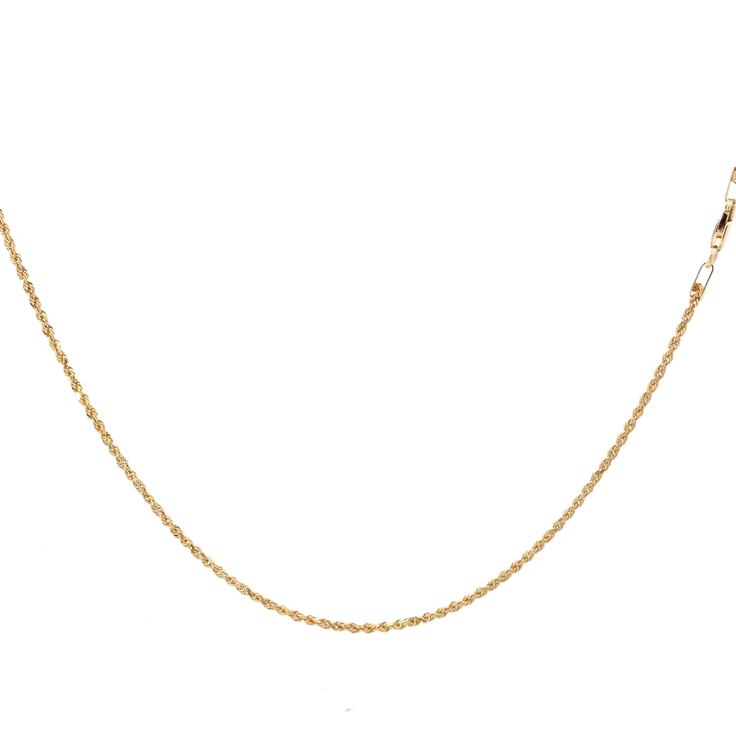 14K Yellow Gold 16" Rope Chain