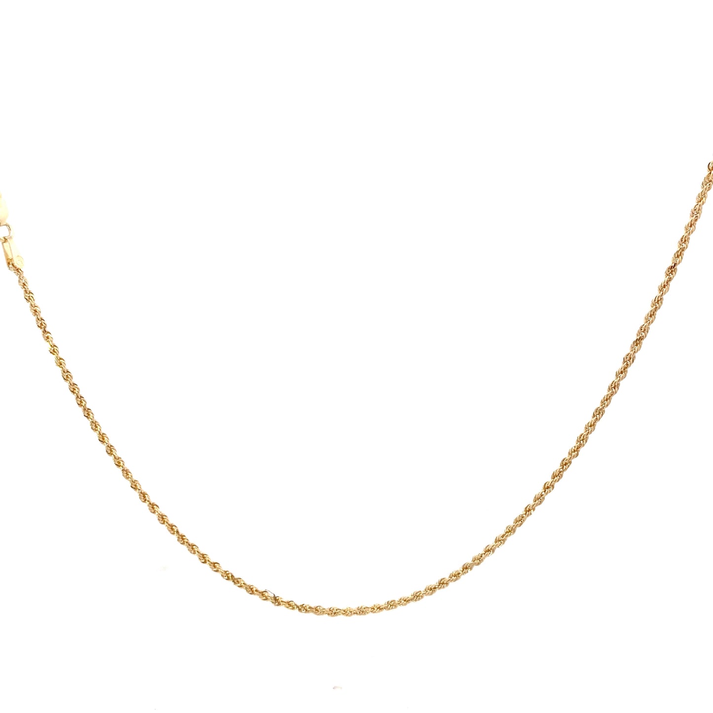 14K Yellow Gold 16" Rope Chain