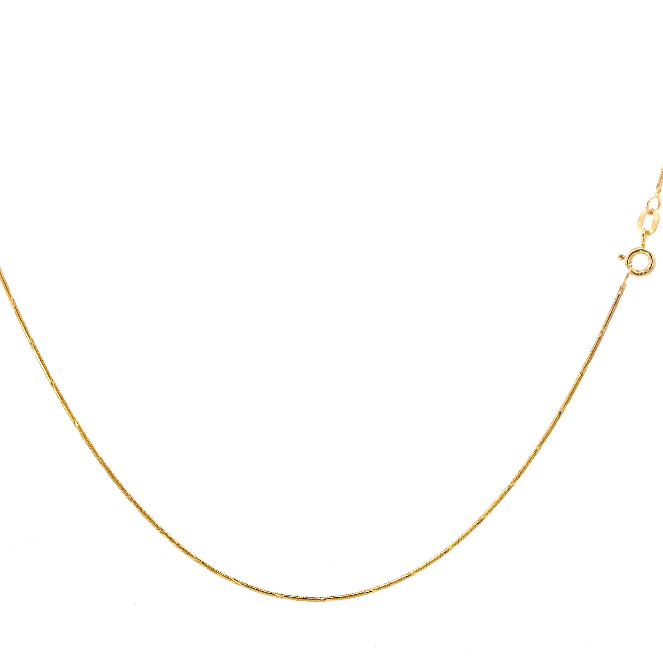 14K Yellow Gold 21.5