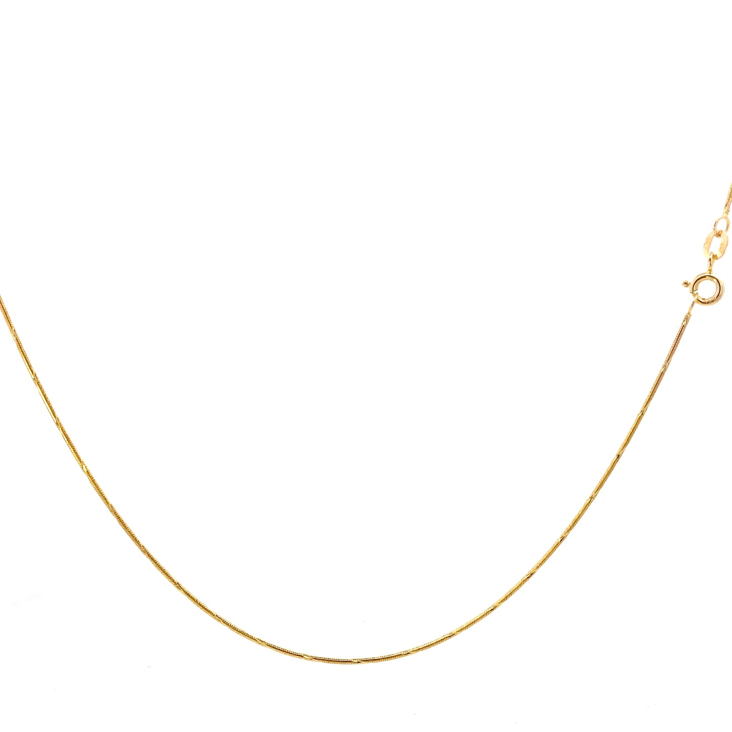 14K Yellow Gold 21.5" Snake Chain