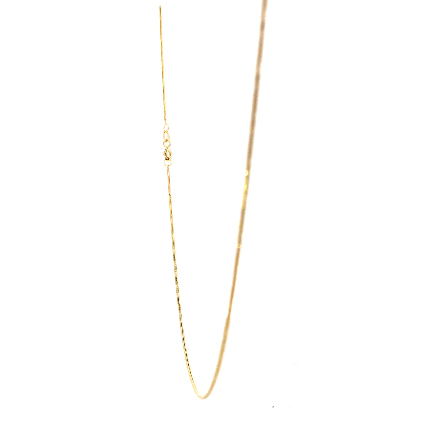 14K Yellow Gold 21.5" Snake Chain