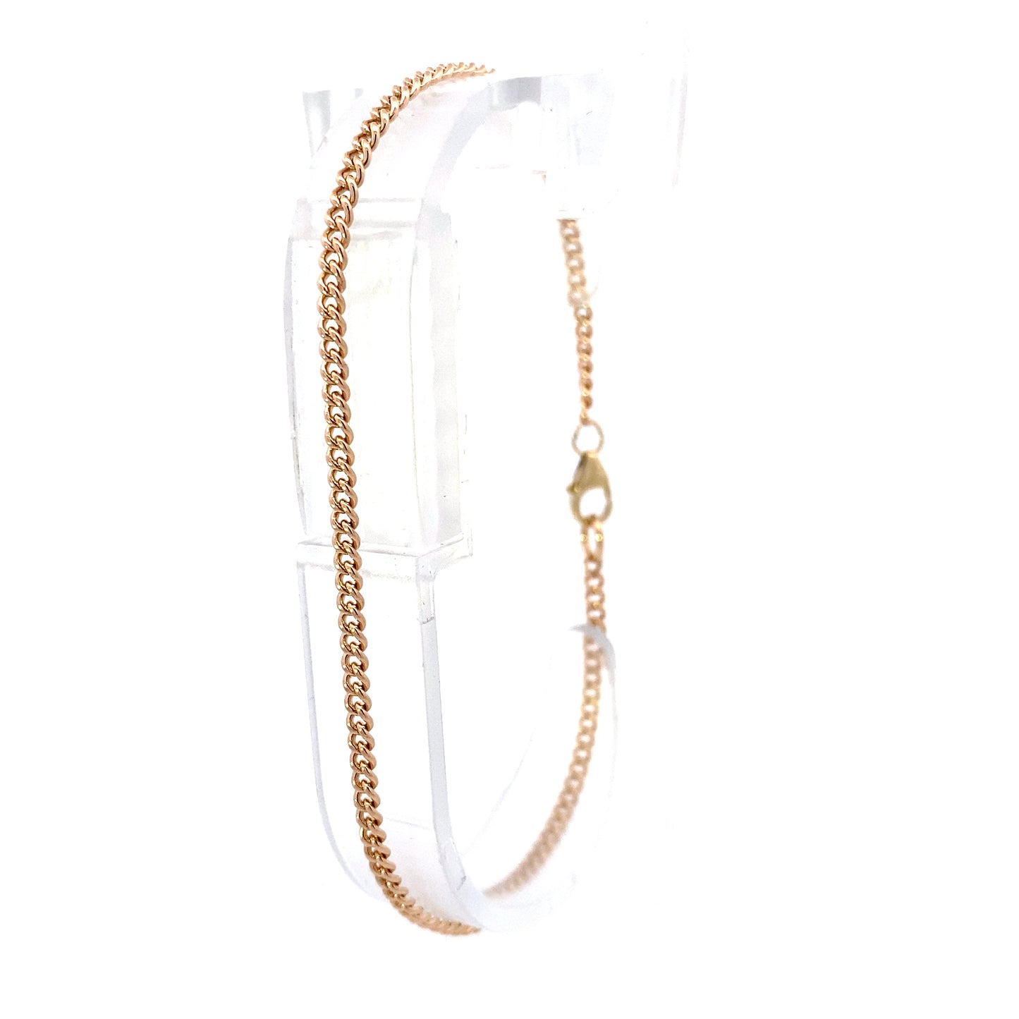 10K Yellow Gold Curb Link Bracelet