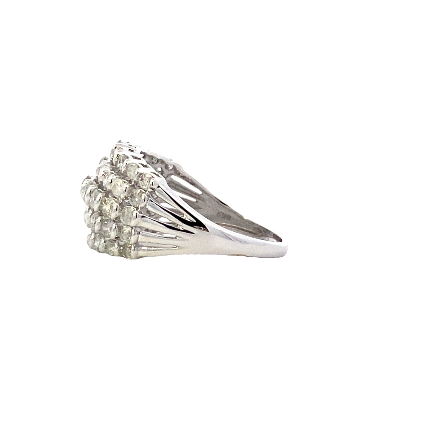 10K White Gold Diamond Ring - 2.49ct