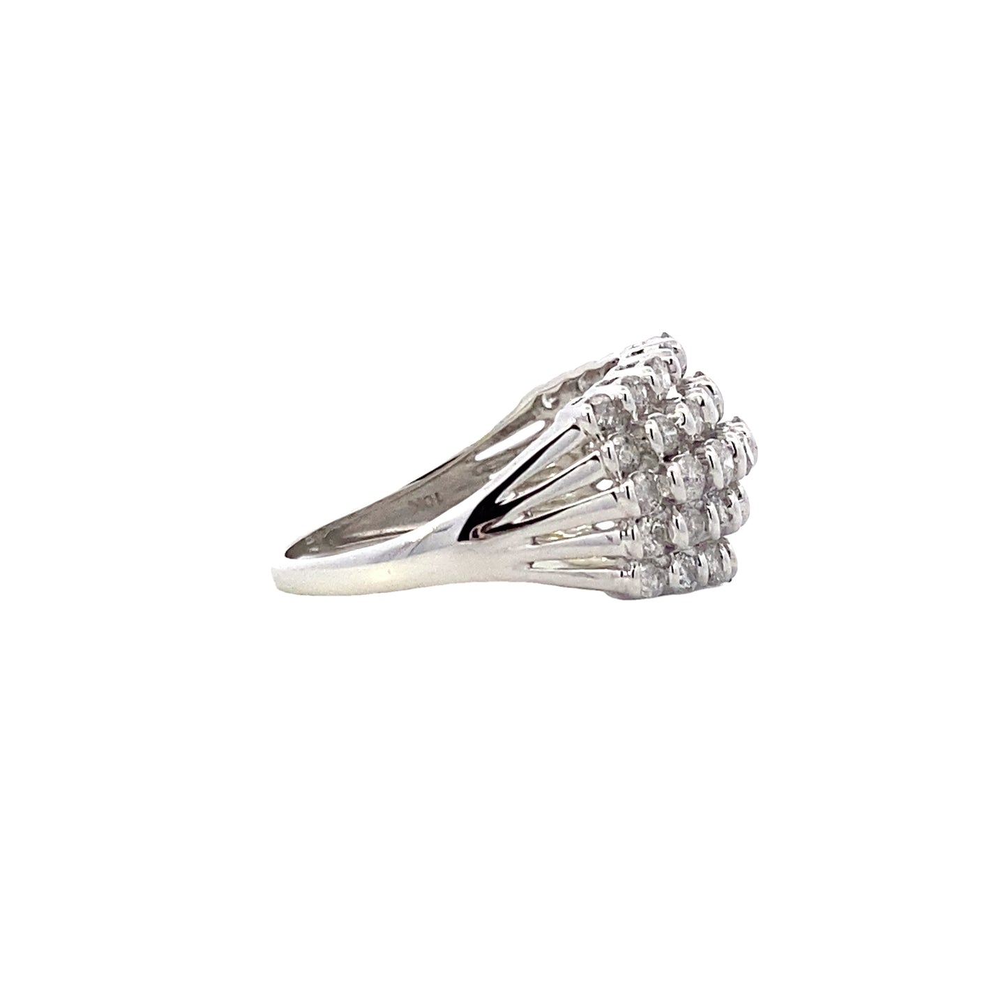 10K White Gold Diamond Ring - 2.49ct