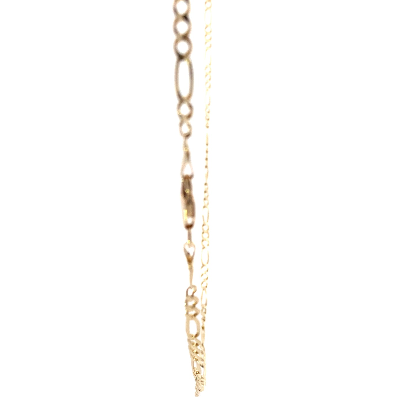 14k Yellow Gold 22" 3mm Figaro Chain