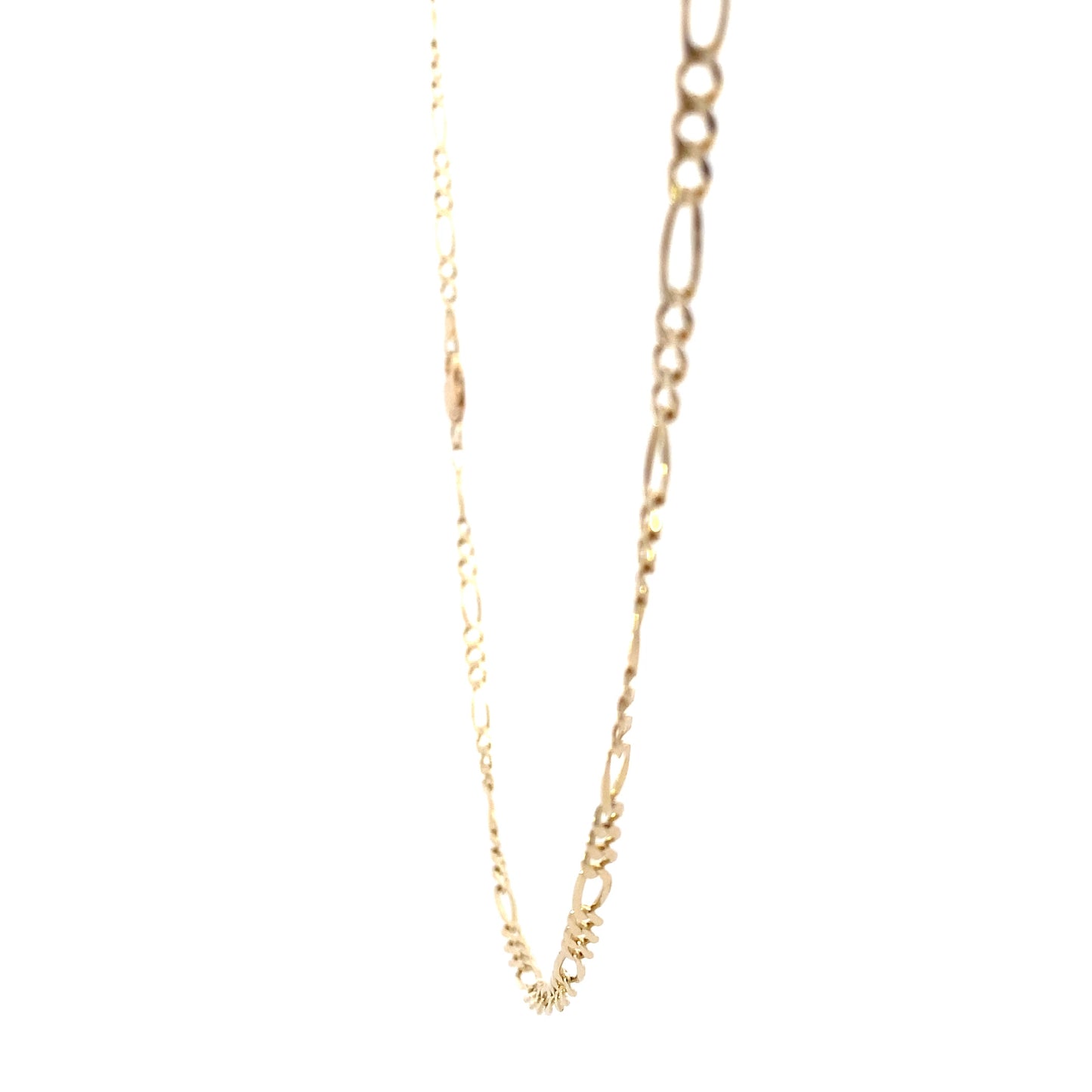 14k Yellow Gold 22" 3mm Figaro Chain