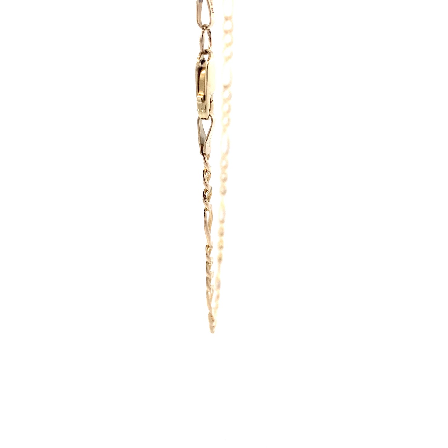 14K Yellow Gold 23" 2.3mm Figaro Chain