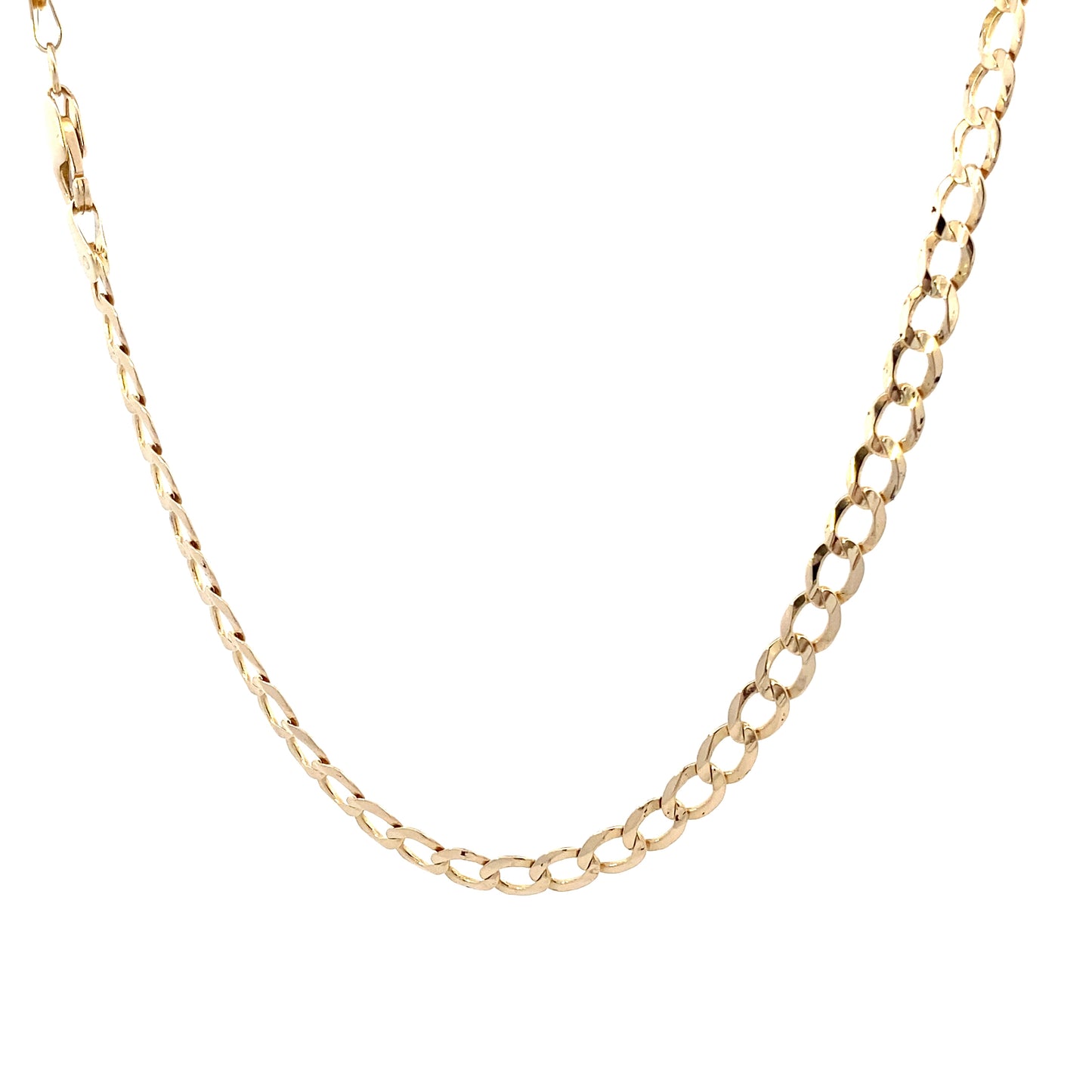 14K Yellow Gold 26" 4mm Curb Chain