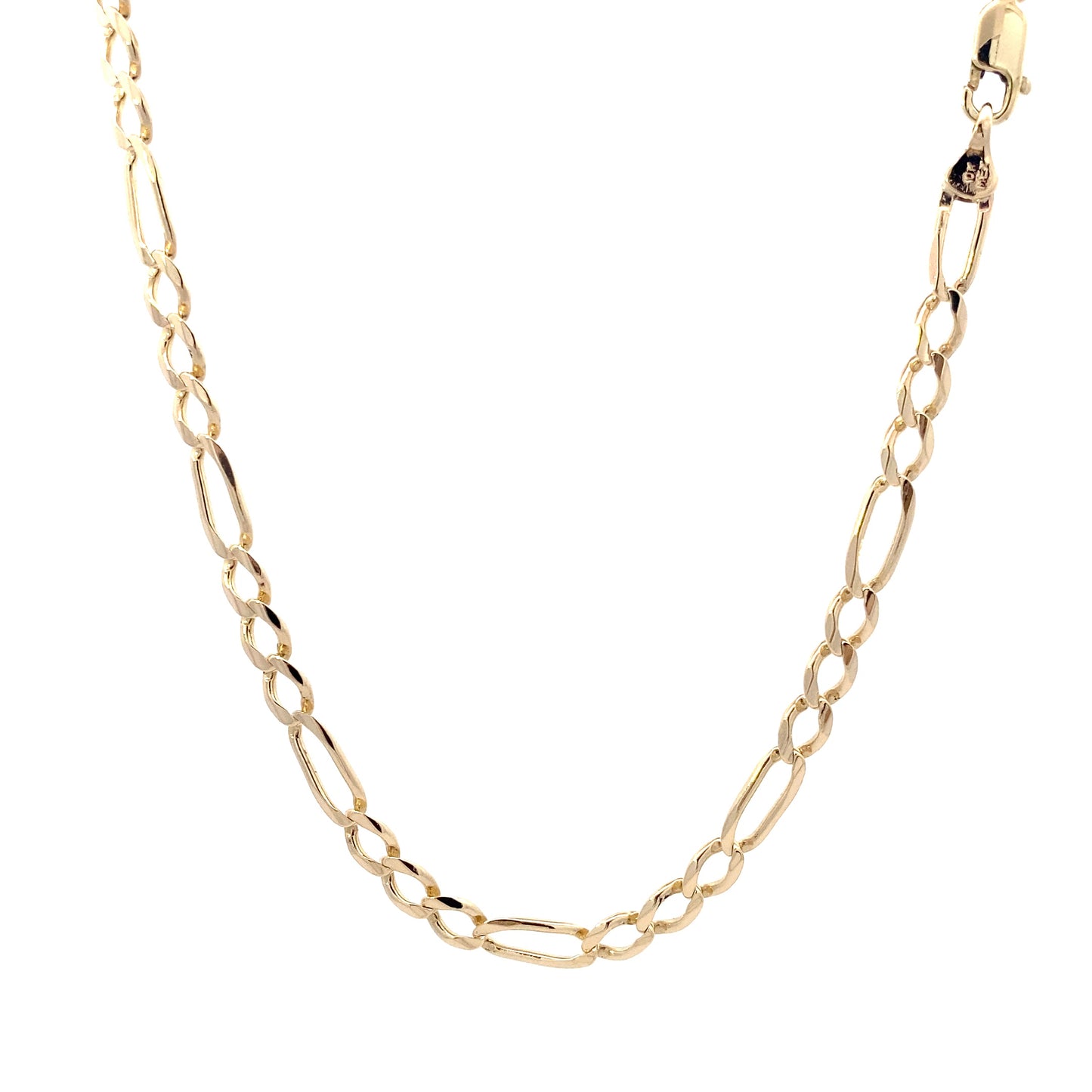 10K Yellow Gold 29" 4.3mm Figaro Chain