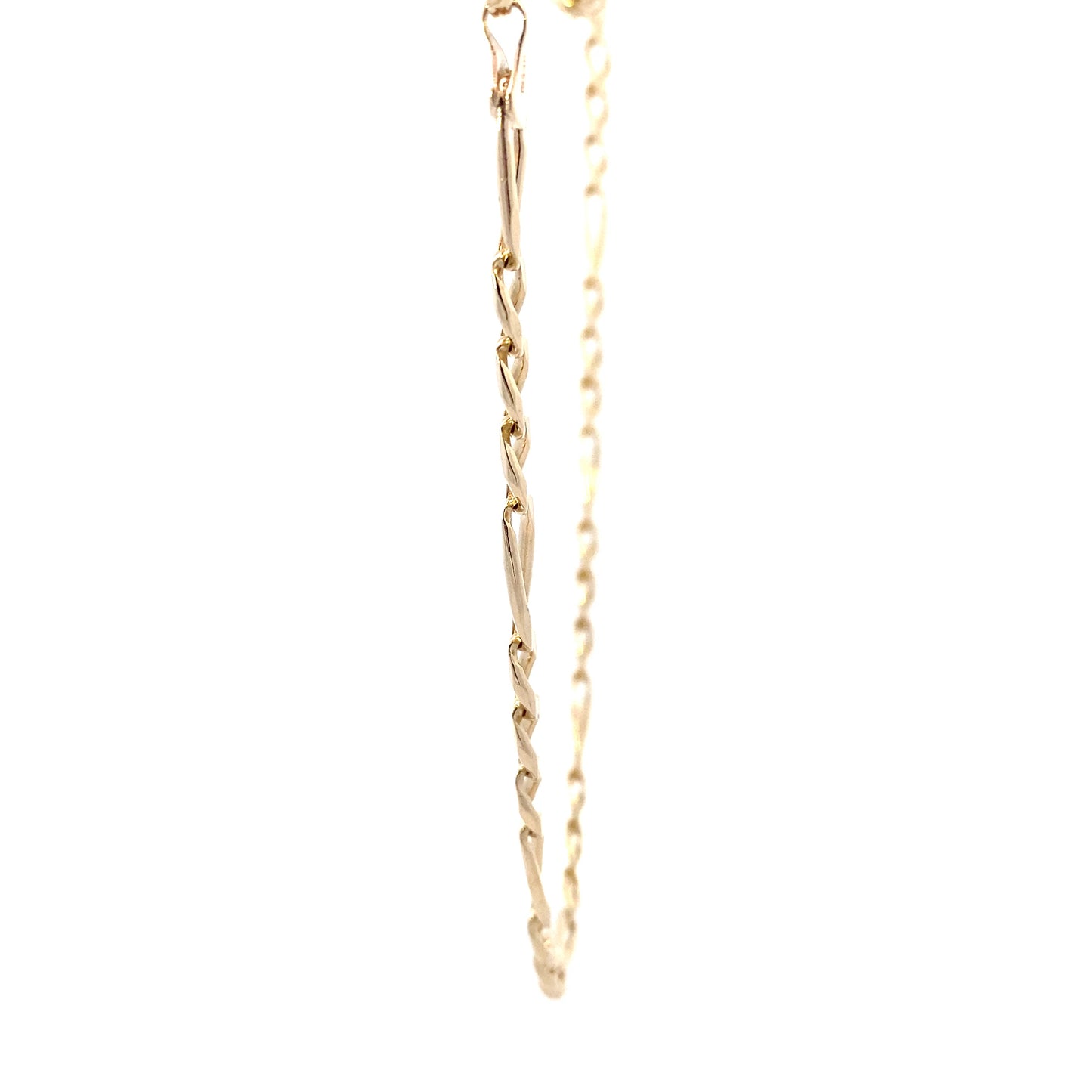 10K Yellow Gold 29" 4.3mm Figaro Chain