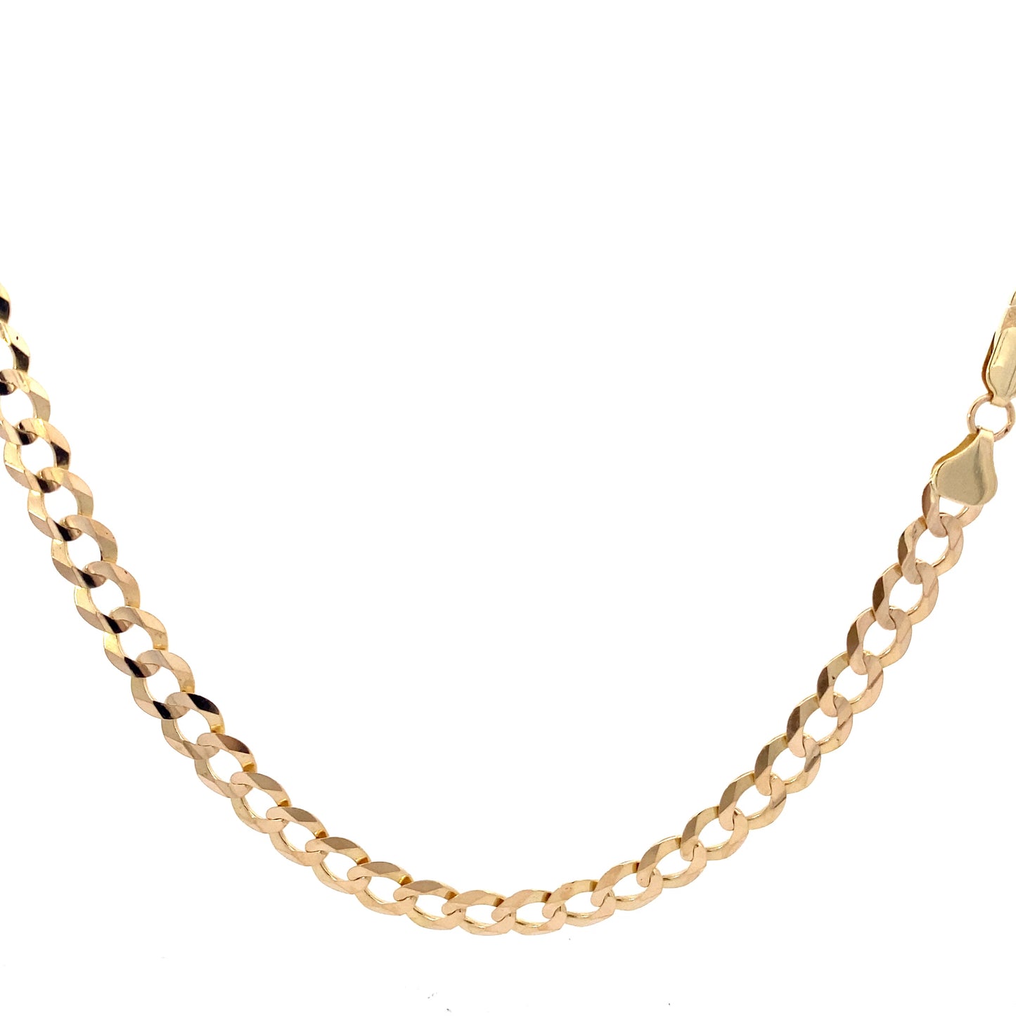 10K Yellow Gold 26" 7mm Curb Chain