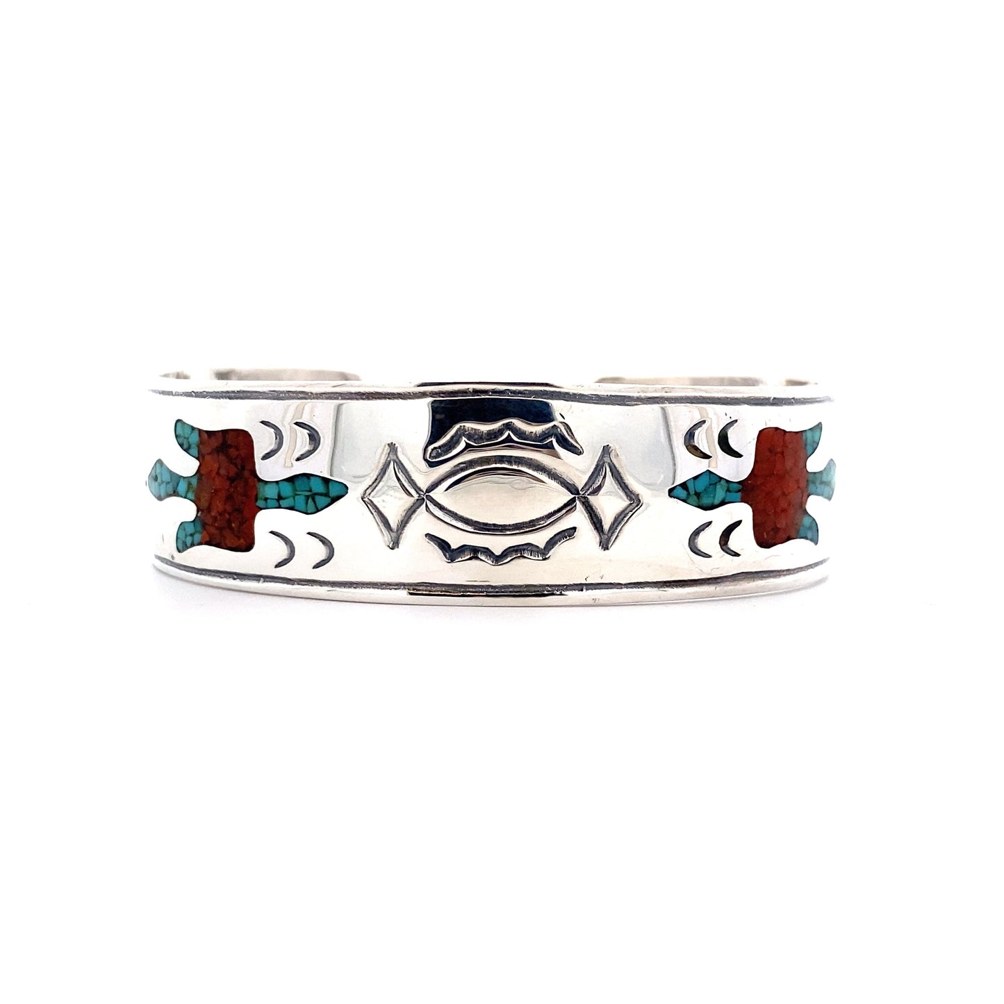 Sterling Silver Native American Bangle Bracelet