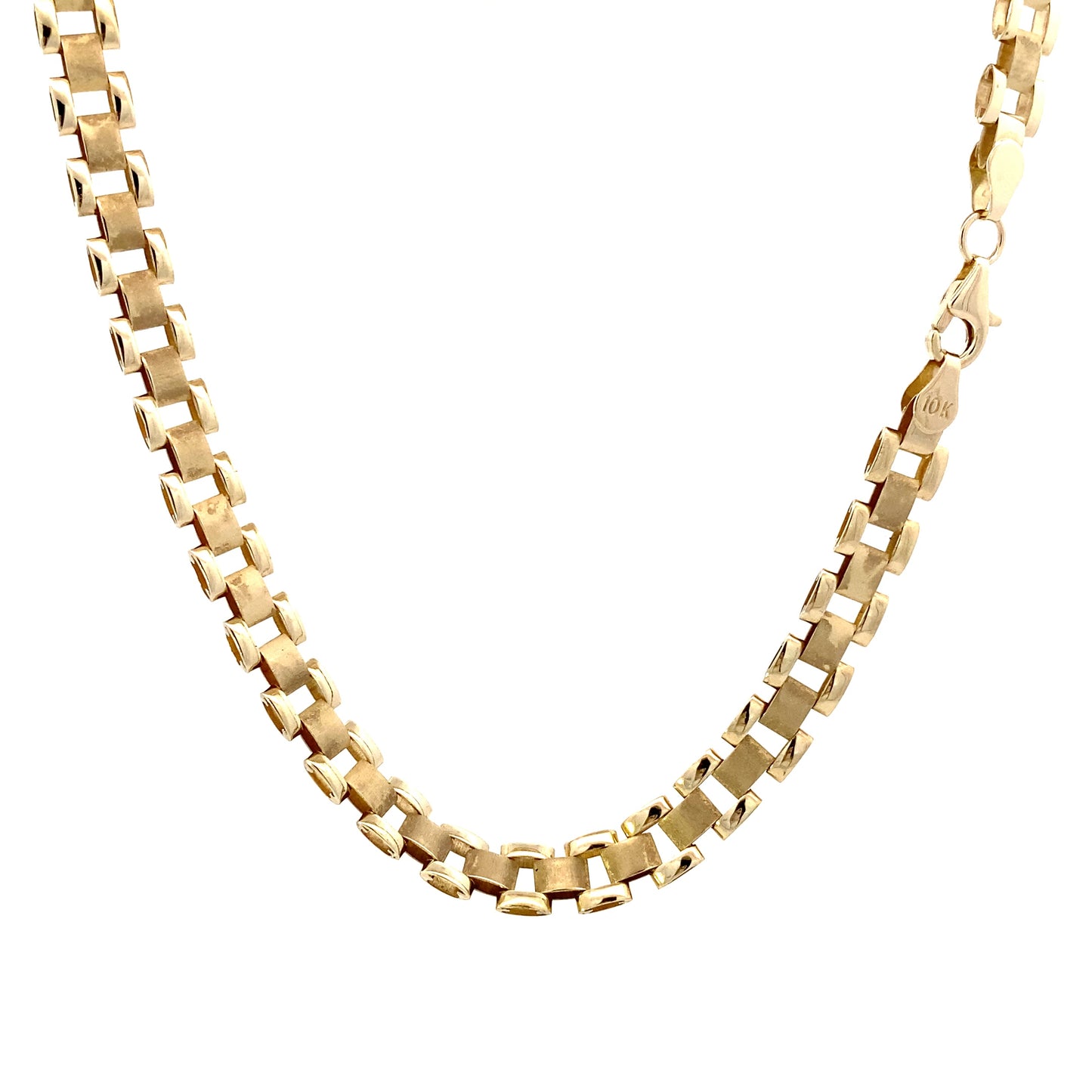 10K Yellow Gold 20" Rolex Link Chain