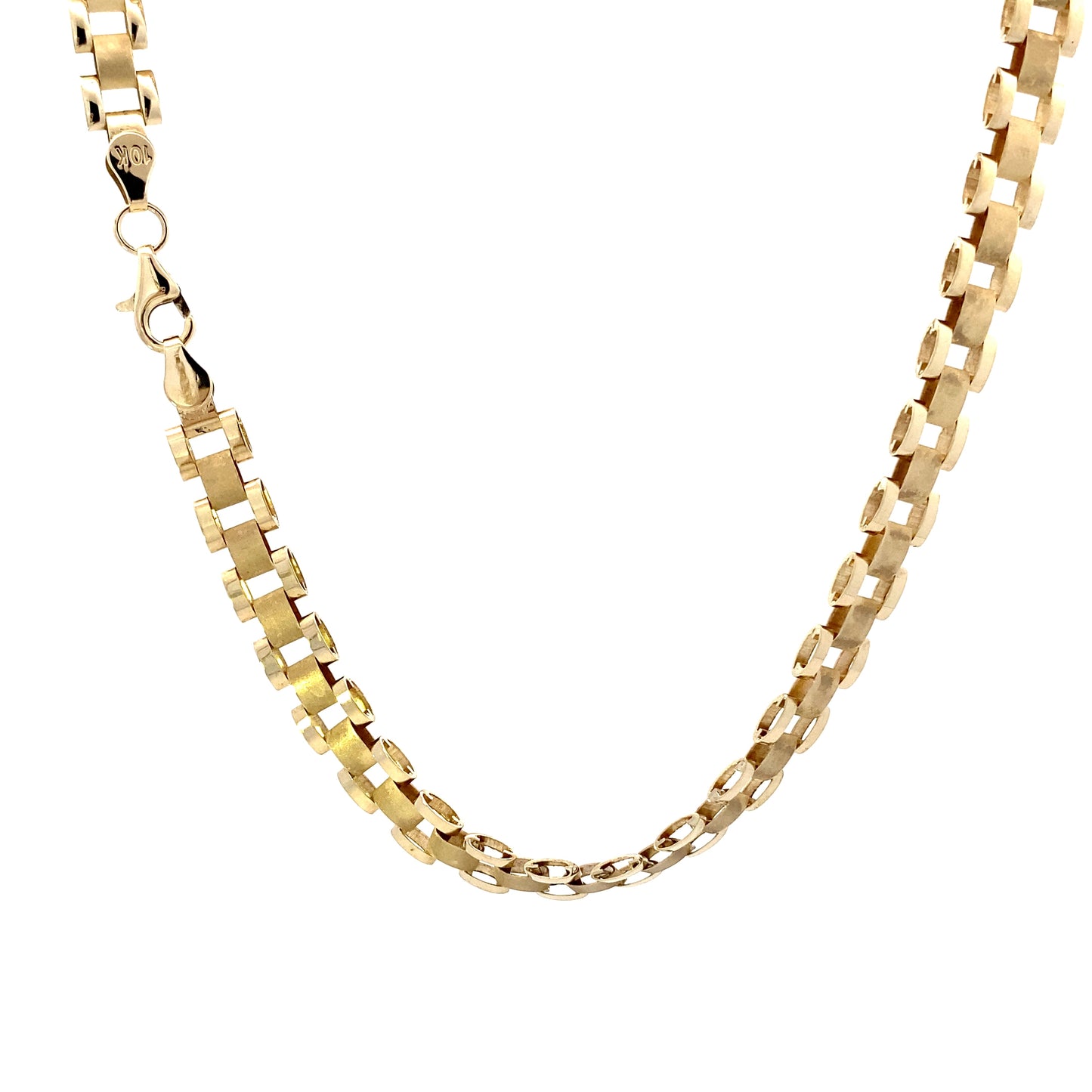 10K Yellow Gold 20" Rolex Link Chain