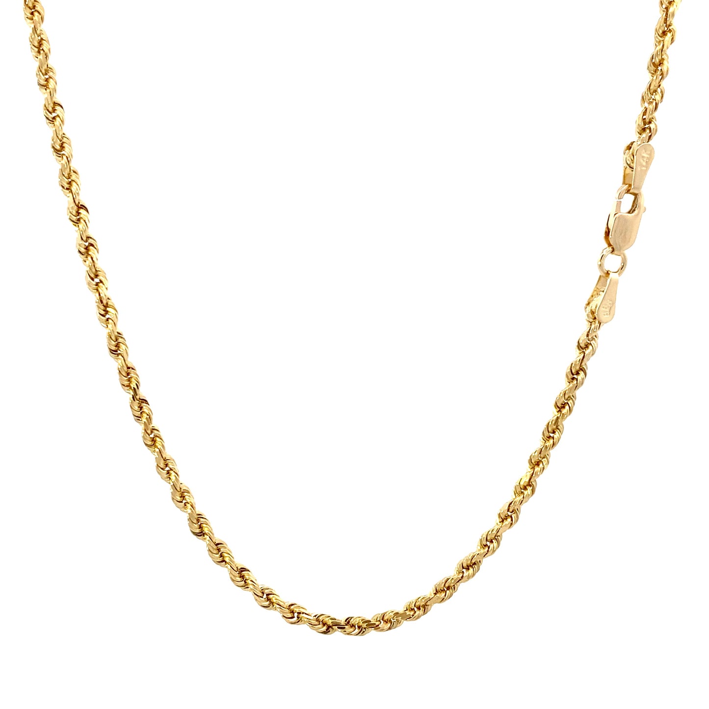 14K Yellow Gold 22" Rope Chain