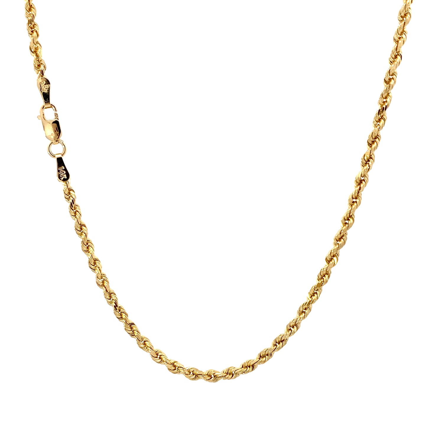 14K Yellow Gold 22" Rope Chain