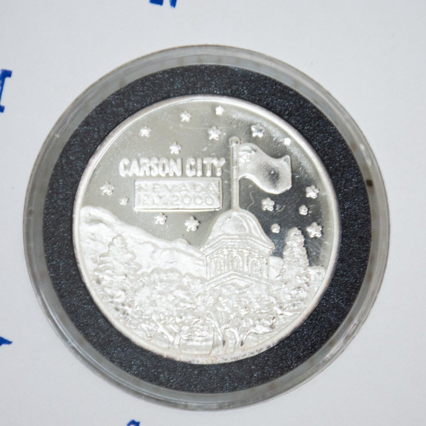 Carson City Commemorative 1oz Silver .999 Medallion Countdown to the Millennium Coin