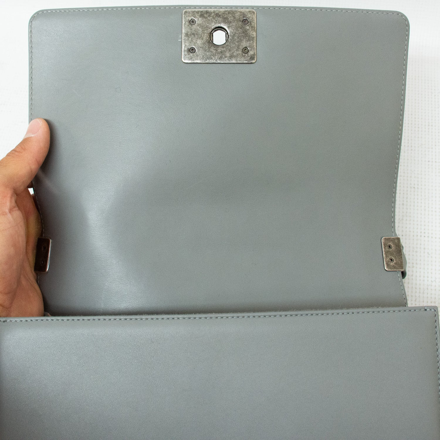Chanel Medium Boy Bag - Grey