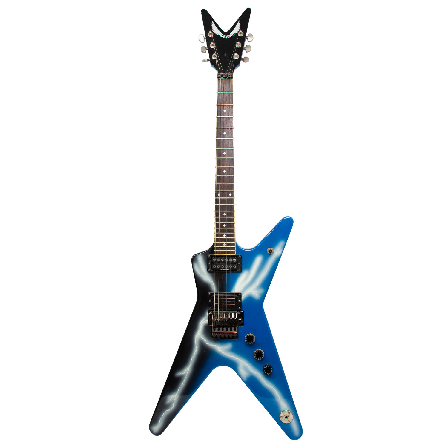 Dean Dimebag Dime From Hell Darrell ML Electric Guitar - Blue/Lightning ...