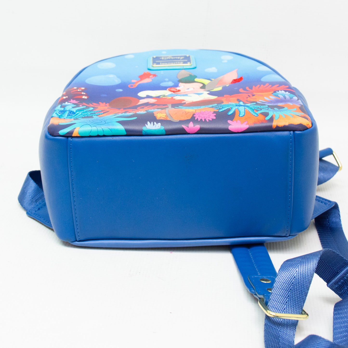 Disney Loungefly Pinocchio Coral Reef Underwater Mini Backpack