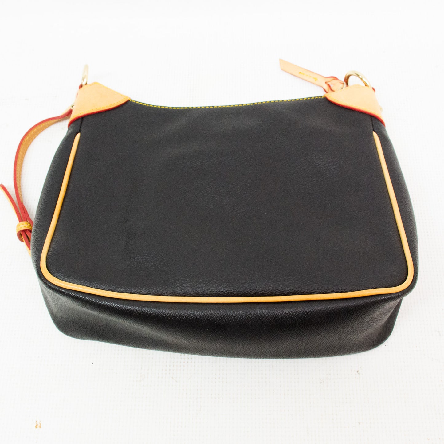 Dooney & Bourke Black Pebble Leather Kimberly Shoulder Bag