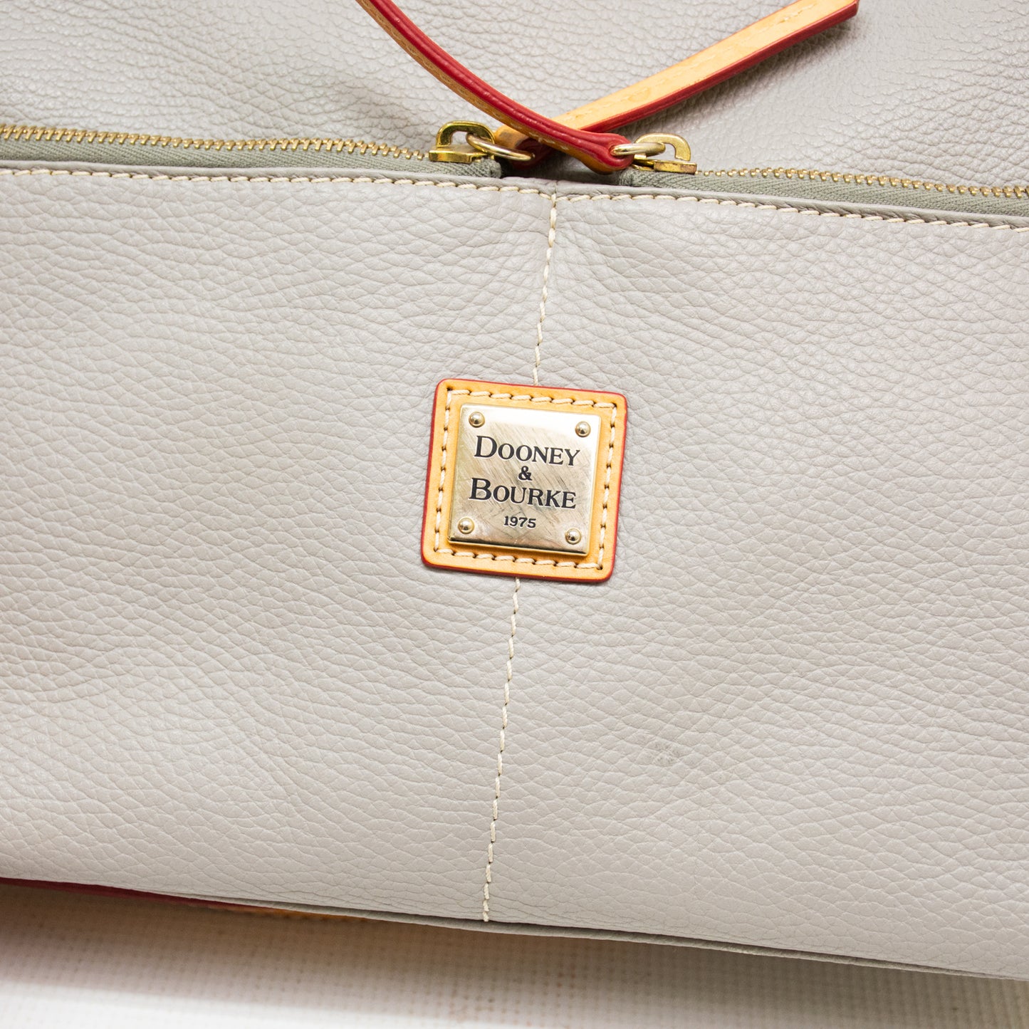 Dooney & Bourke Grey Dillen Double Pocket Satchel