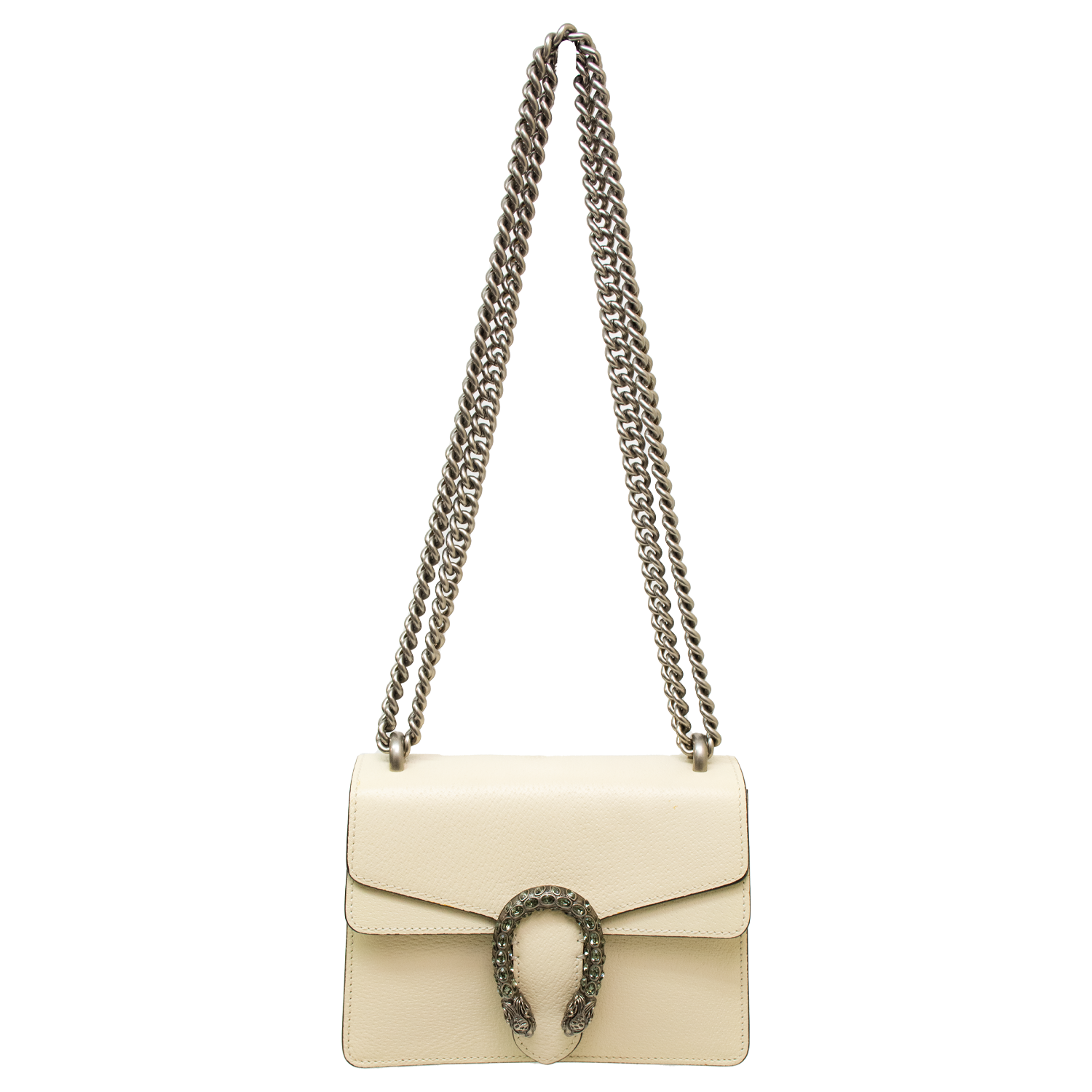 Gucci Dionysus Crossbody Bag - White Leather - 421970