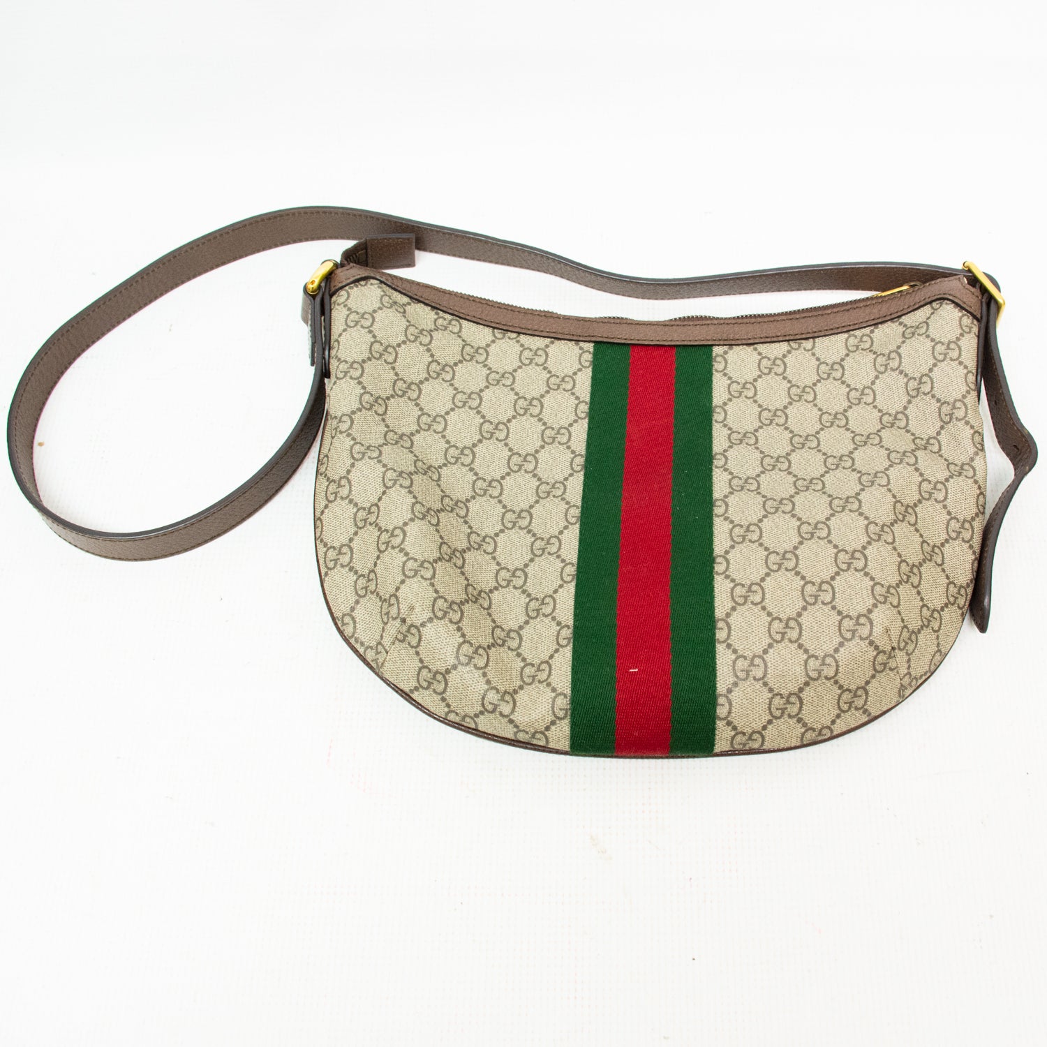 Gucci GG Ophidia Half Moon Hobo Purse - 598125