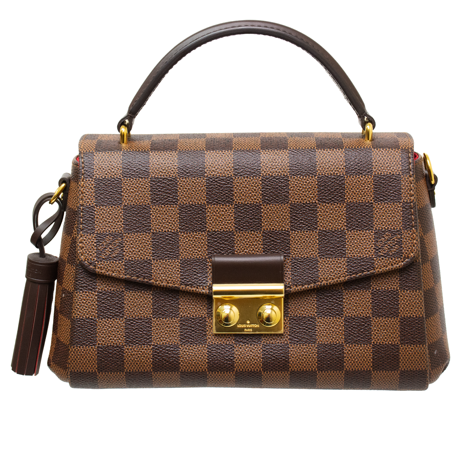Louis Vuitton Croisette Damier Ebene Canvas Handbag - N53000